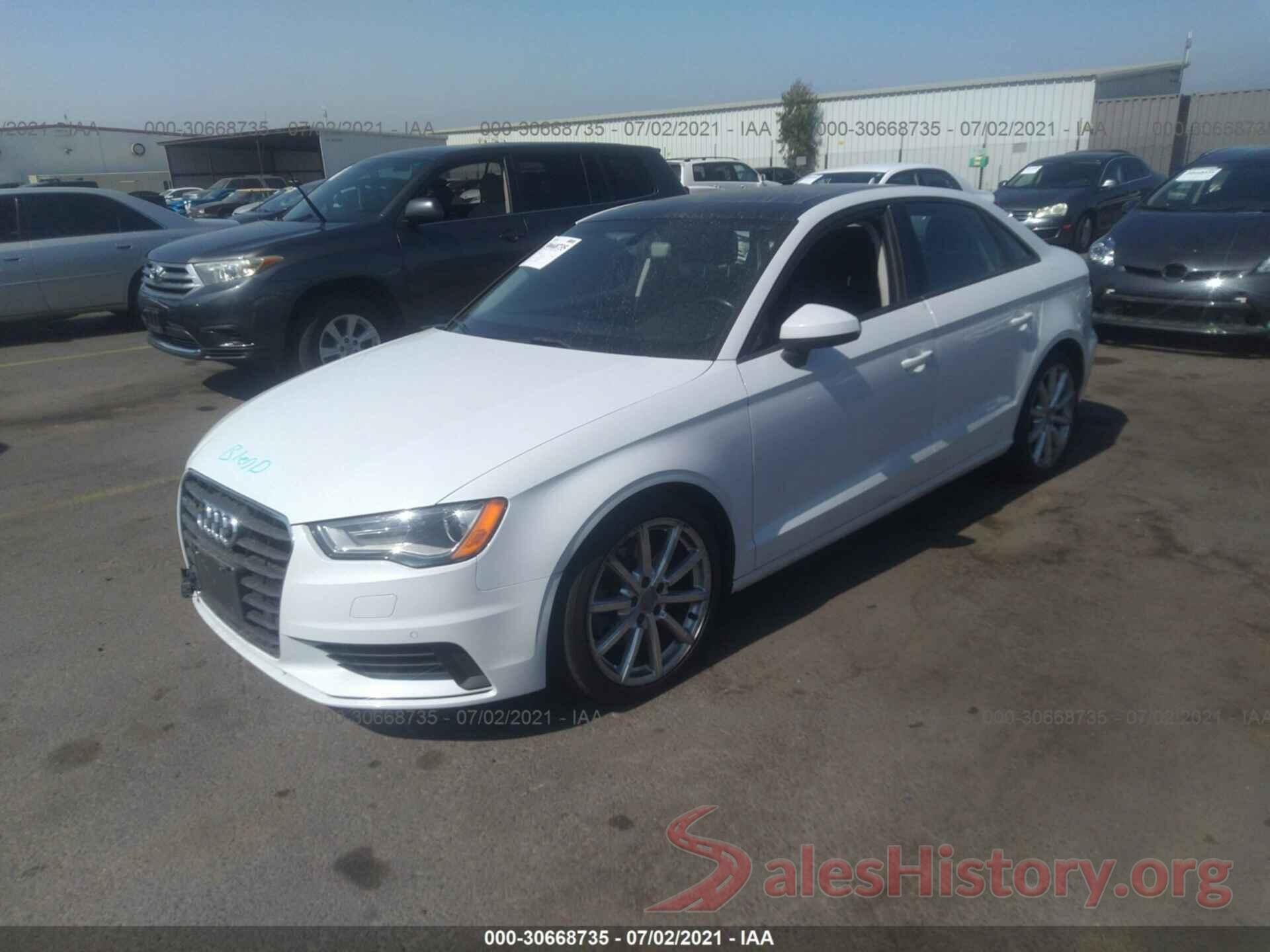 WAUB8GFF9G1113033 2016 AUDI A3