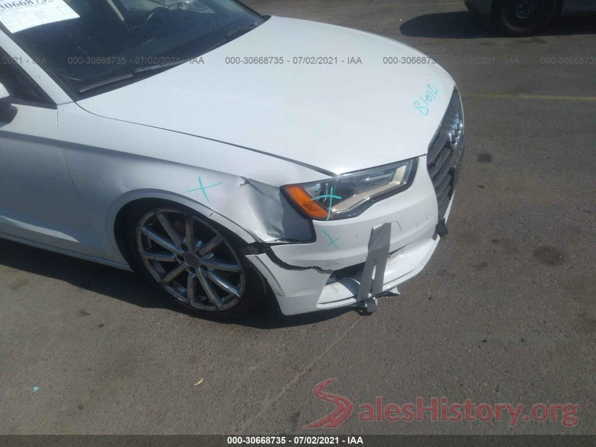 WAUB8GFF9G1113033 2016 AUDI A3