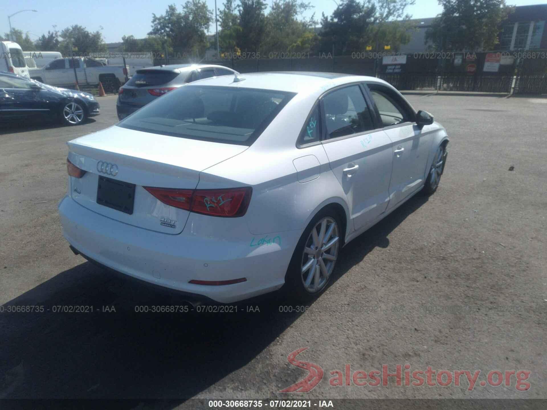 WAUB8GFF9G1113033 2016 AUDI A3