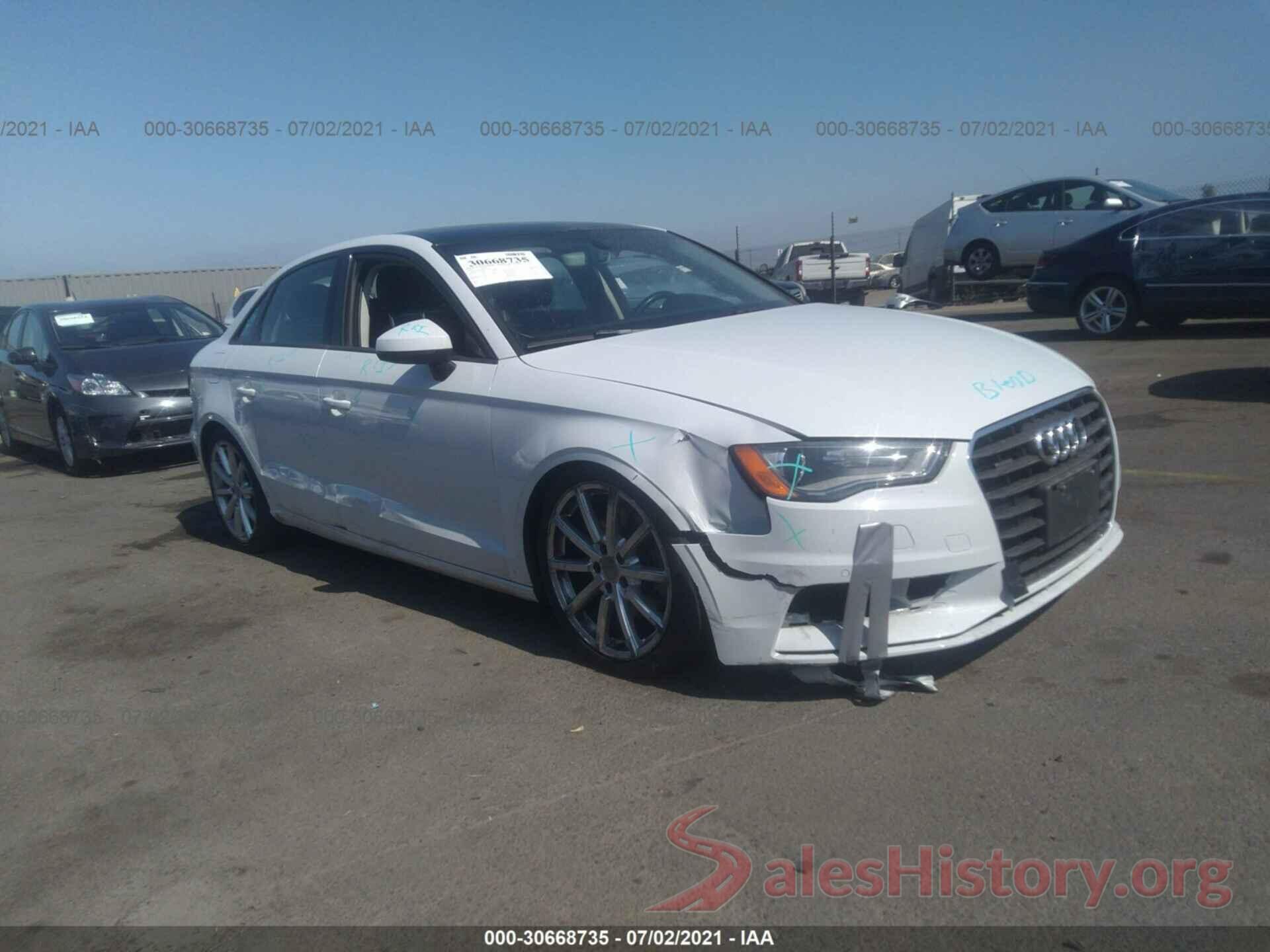 WAUB8GFF9G1113033 2016 AUDI A3