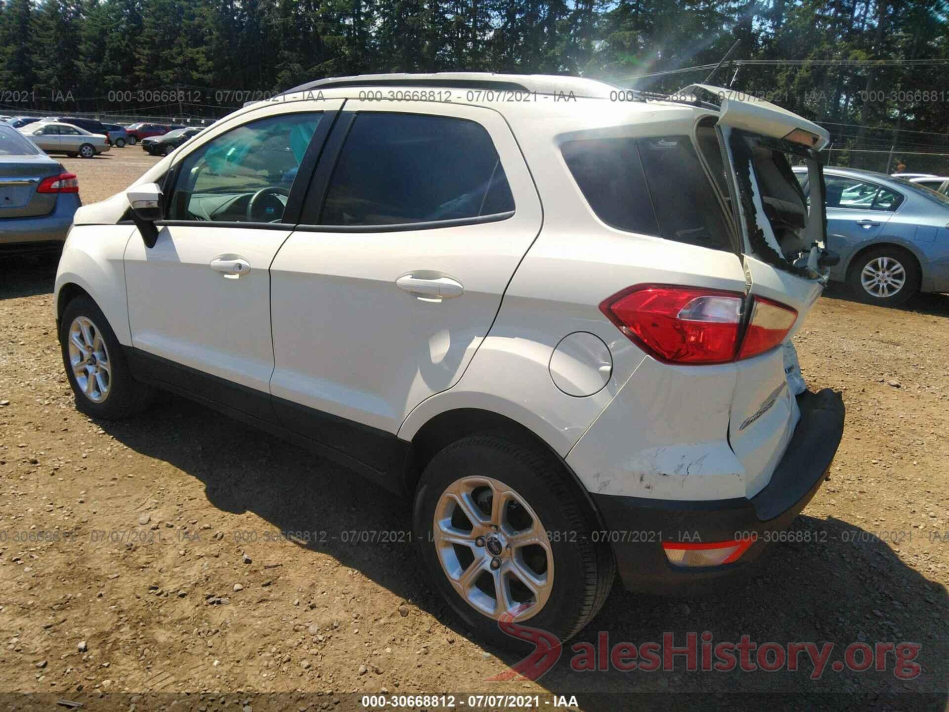 MAJ3S2GEXLC320052 2020 FORD ECOSPORT