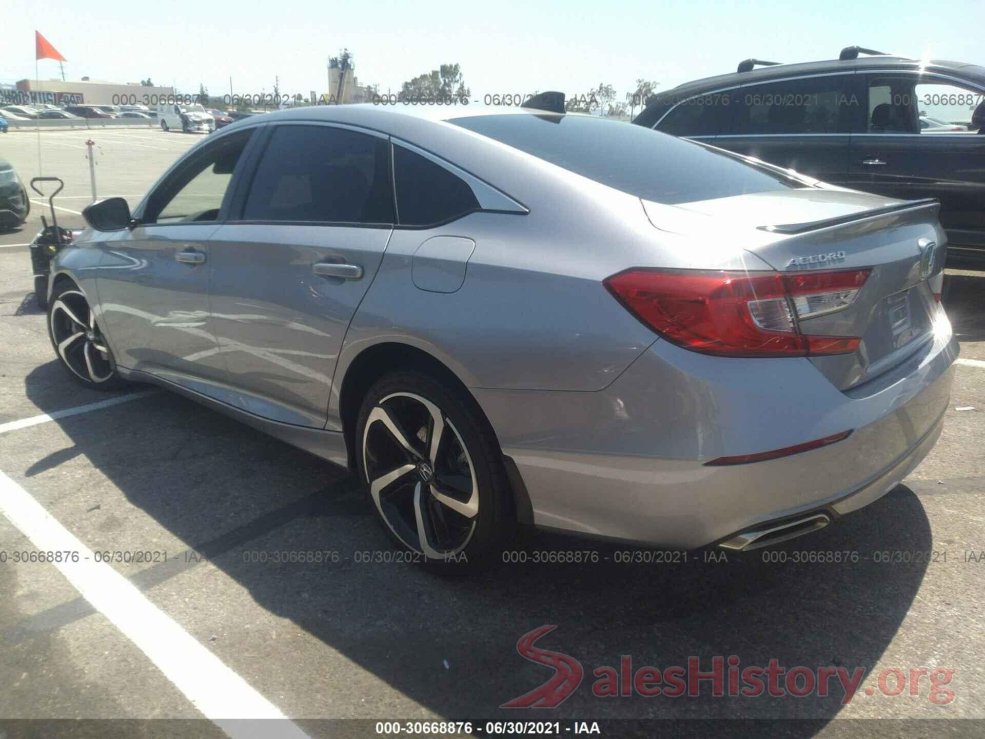 1HGCV1F32MA008284 2021 HONDA ACCORD SEDAN