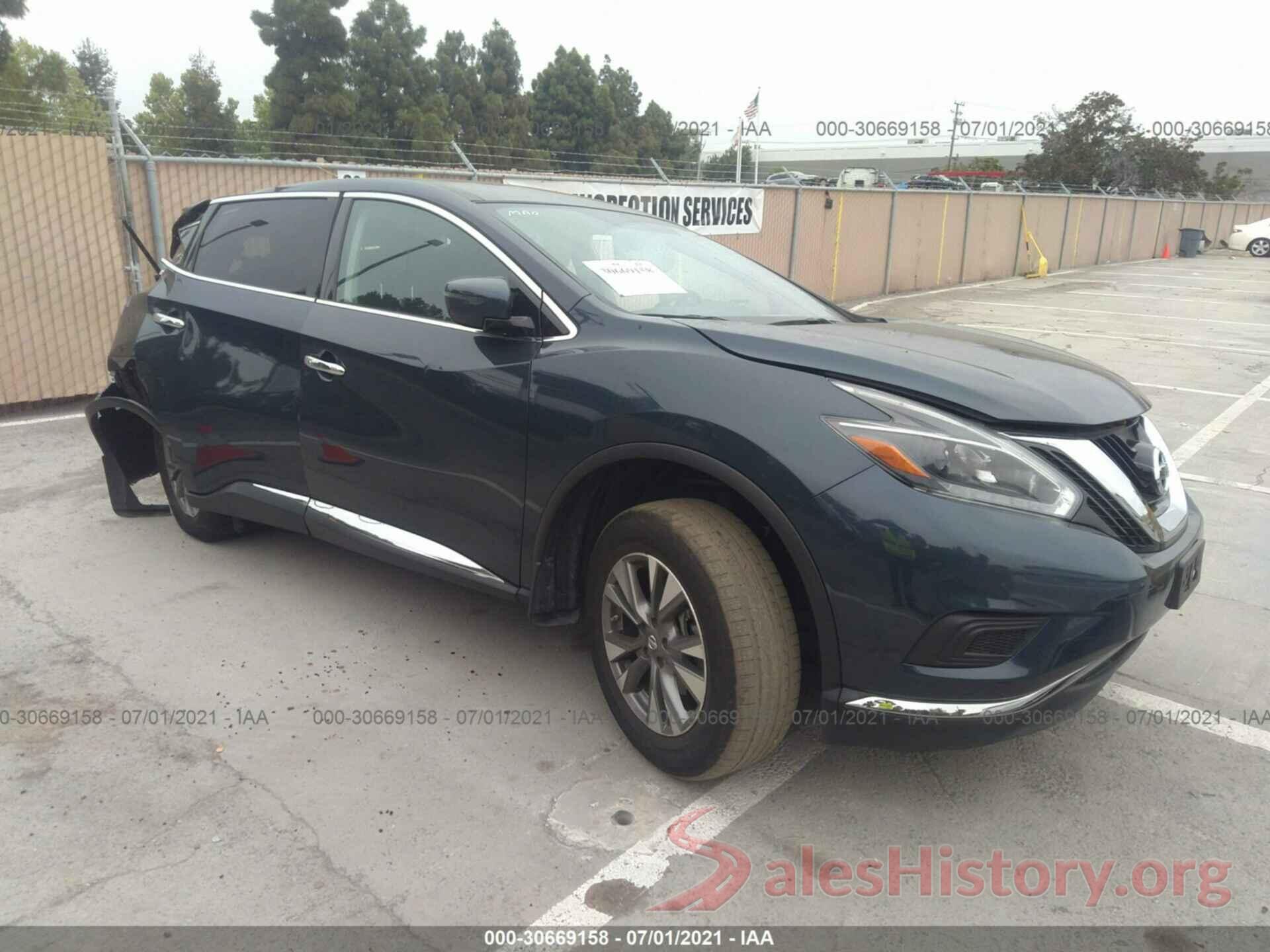 5N1AZ2MG2JN200598 2018 NISSAN MURANO