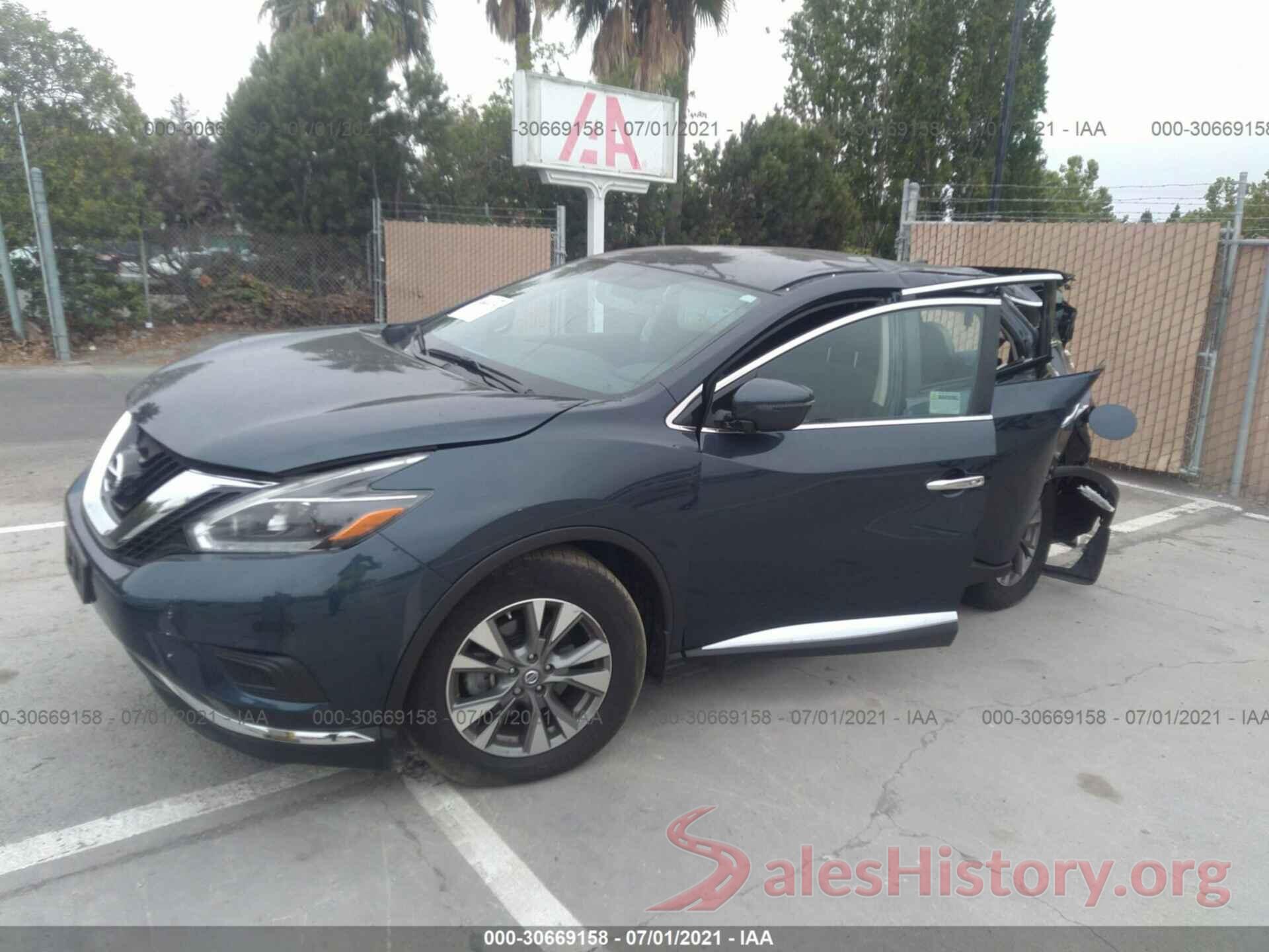 5N1AZ2MG2JN200598 2018 NISSAN MURANO