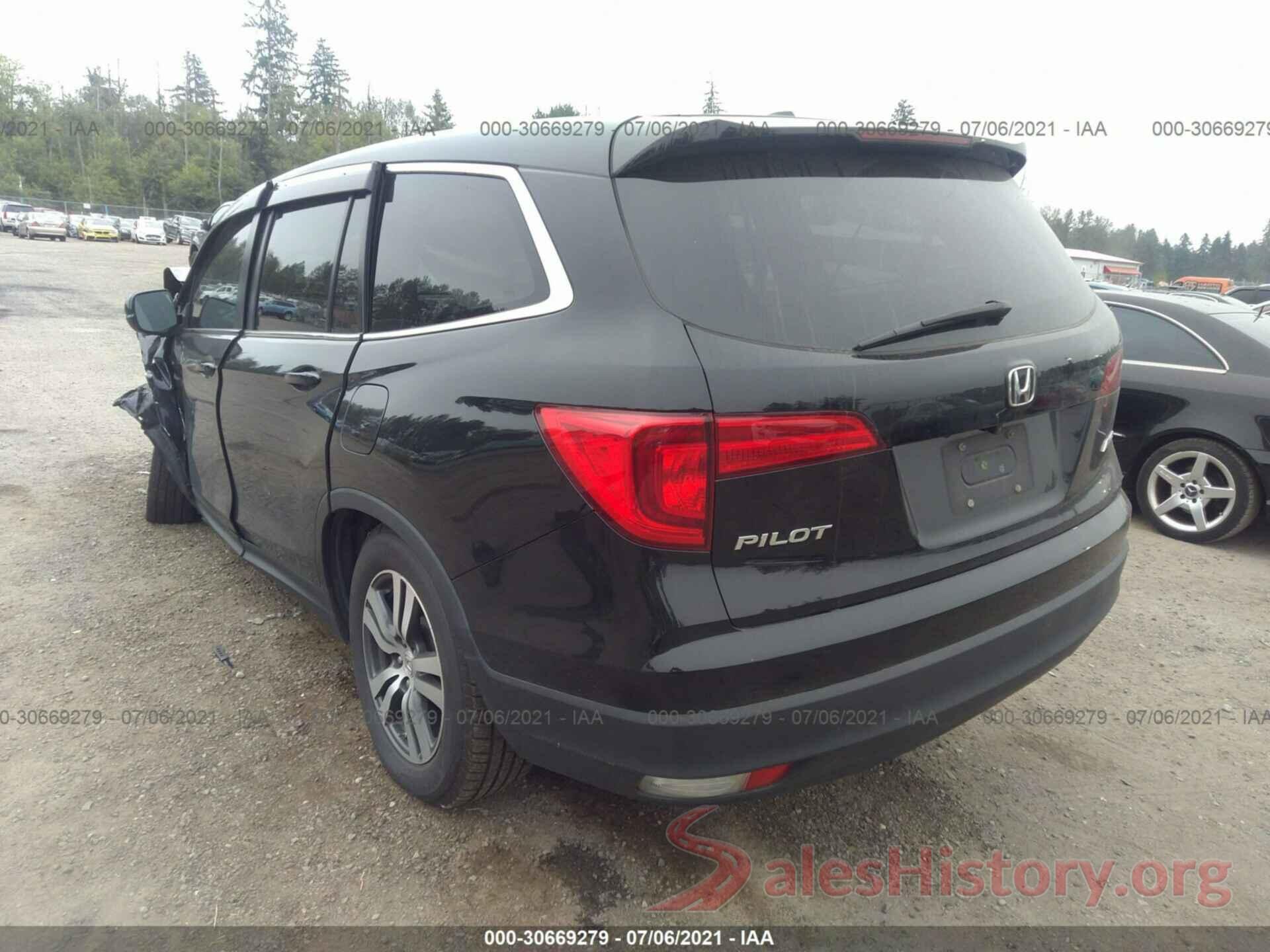 5FNYF6H73GB106430 2016 HONDA PILOT