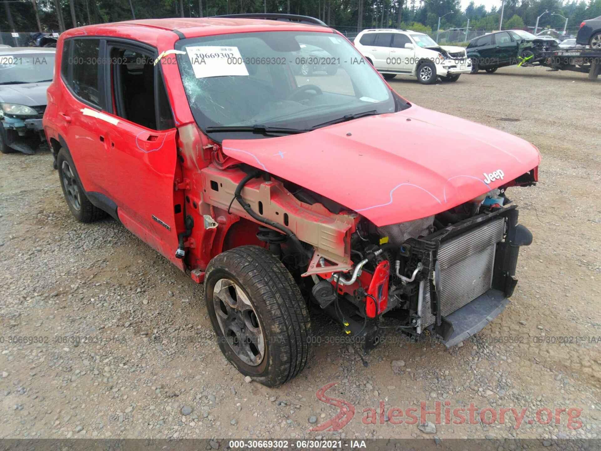 ZACCJAAB9HPG07519 2017 JEEP RENEGADE