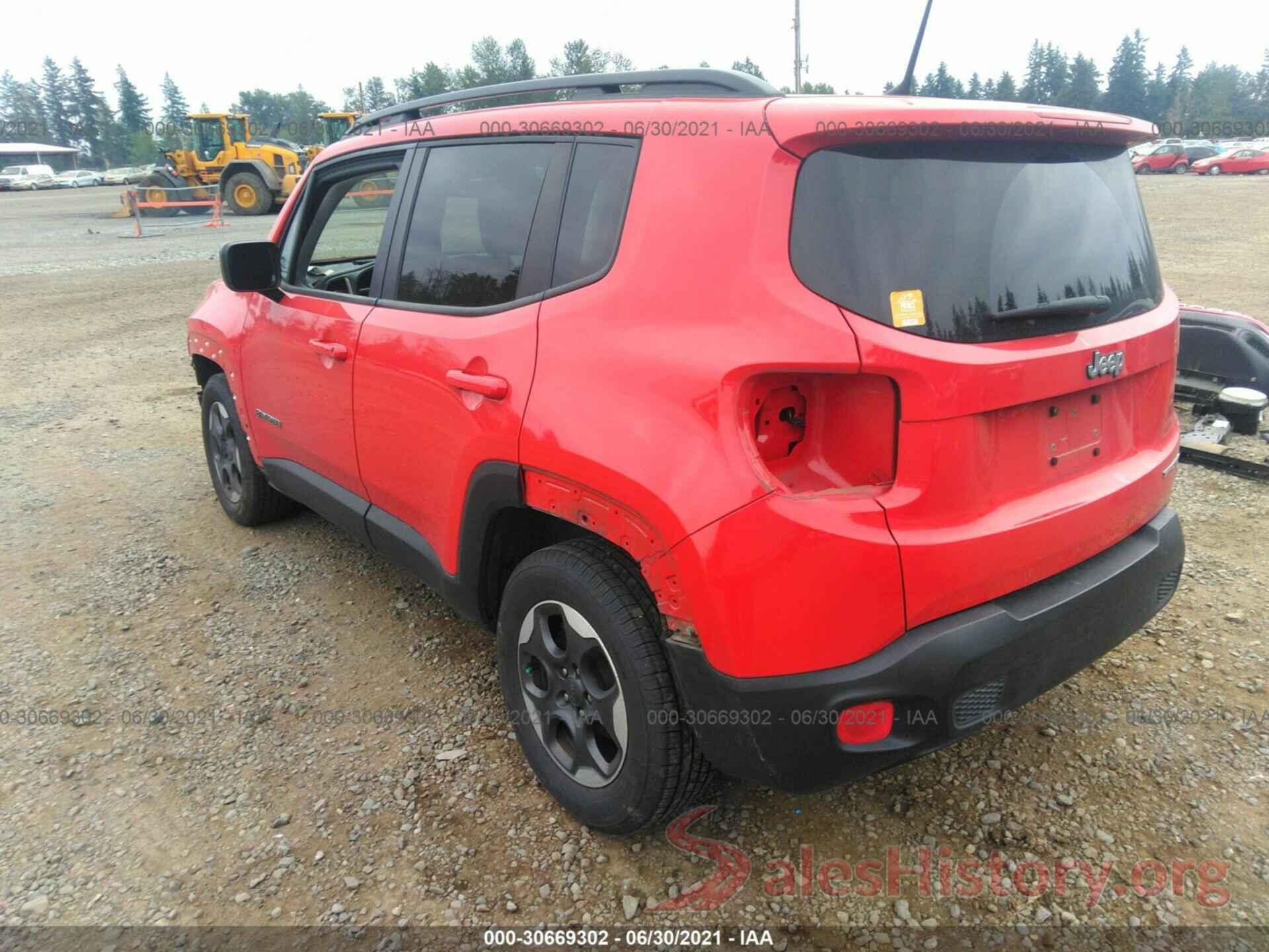 ZACCJAAB9HPG07519 2017 JEEP RENEGADE