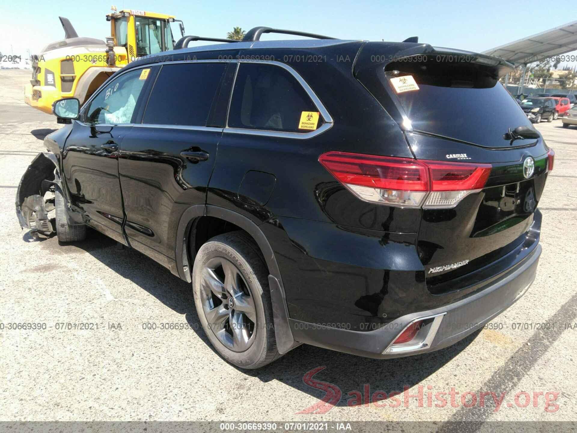 5TDDZRFH4HS371034 2017 TOYOTA HIGHLANDER