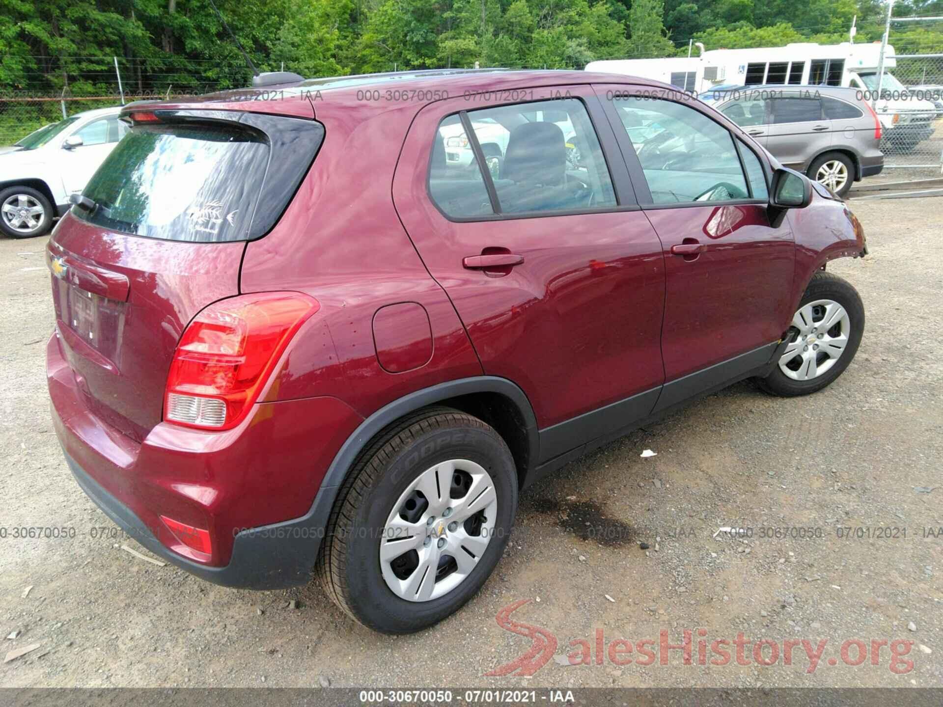 3GNCJKSB7HL180202 2017 CHEVROLET TRAX