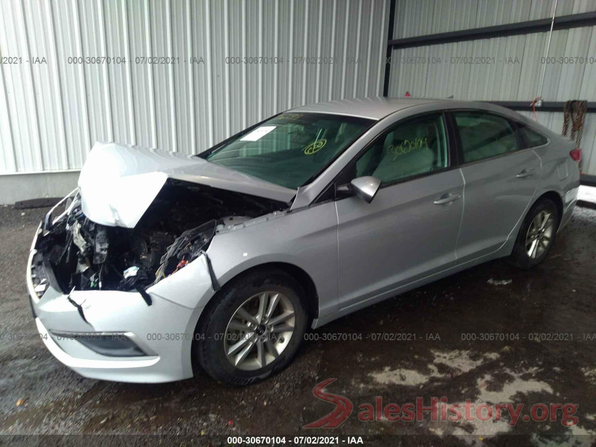 5NPE24AFXHH472926 2017 HYUNDAI SONATA