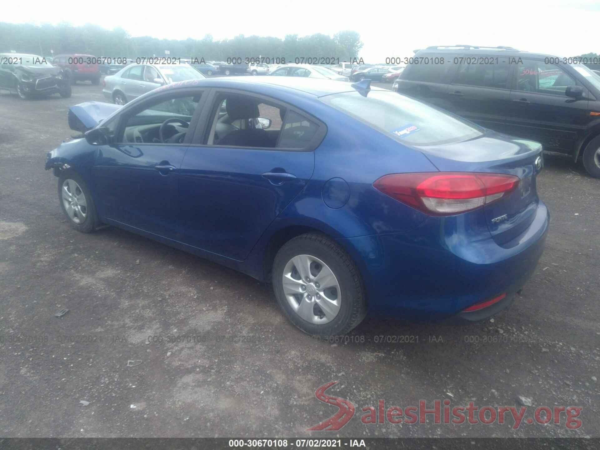 3KPFK4A75HE108690 2017 KIA FORTE