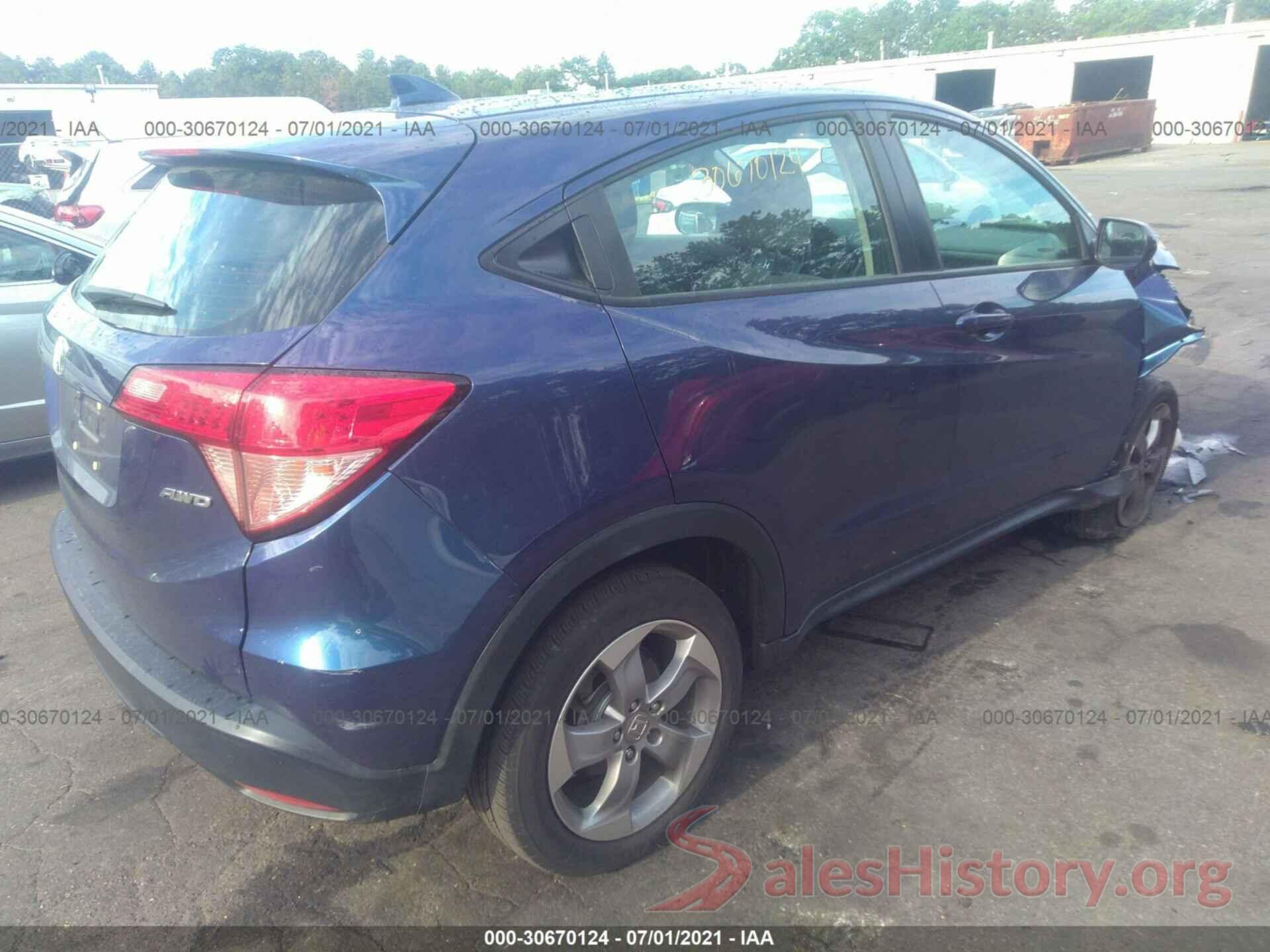 3CZRU6H32GM761790 2016 HONDA HR-V