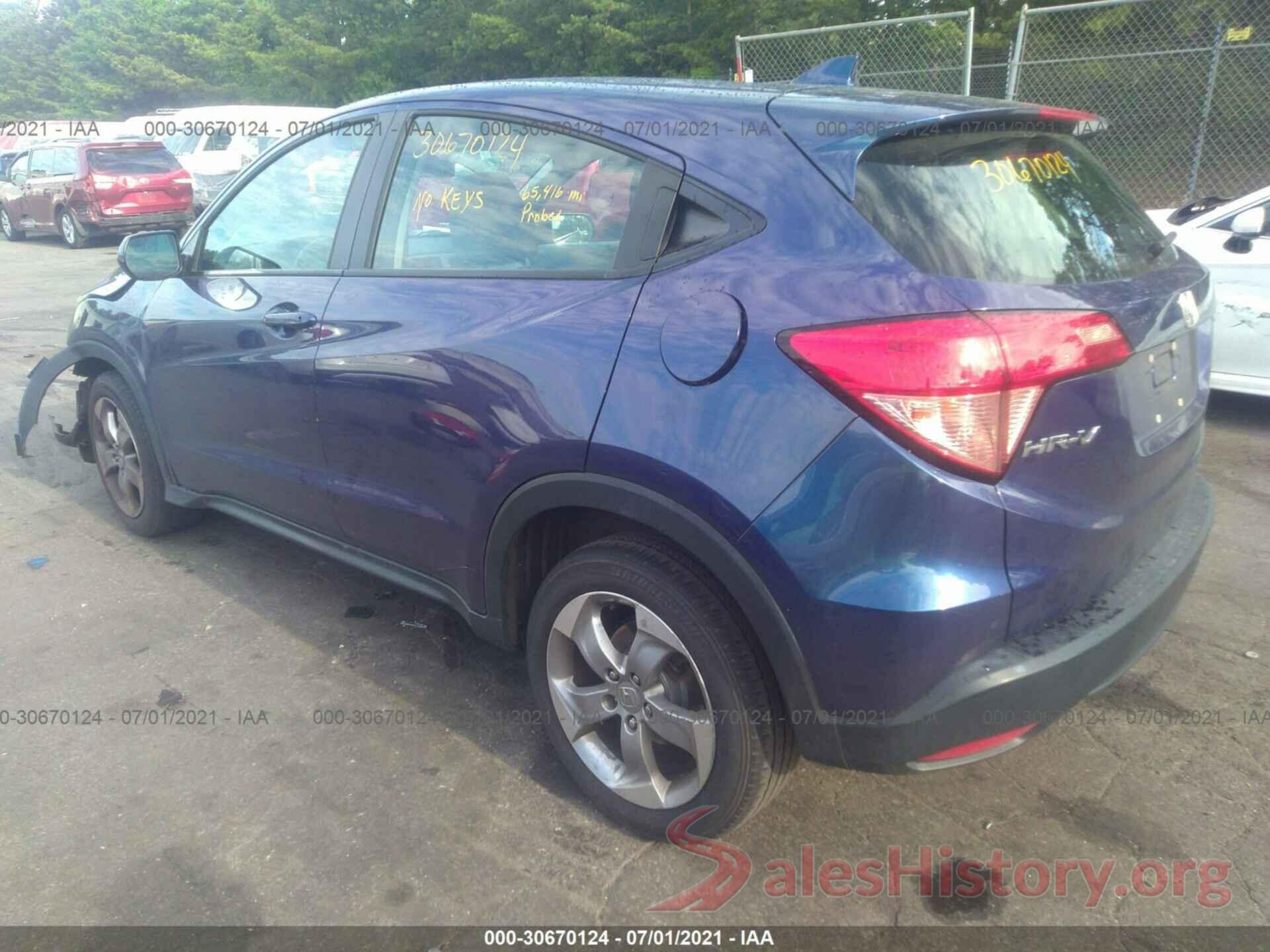 3CZRU6H32GM761790 2016 HONDA HR-V