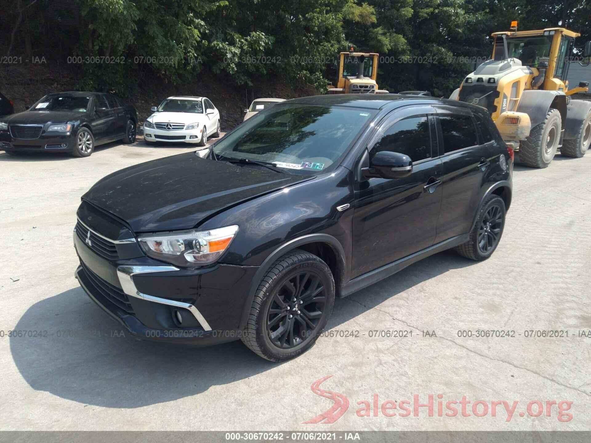 JA4AR3AU0HZ055241 2017 MITSUBISHI OUTLANDER SPORT