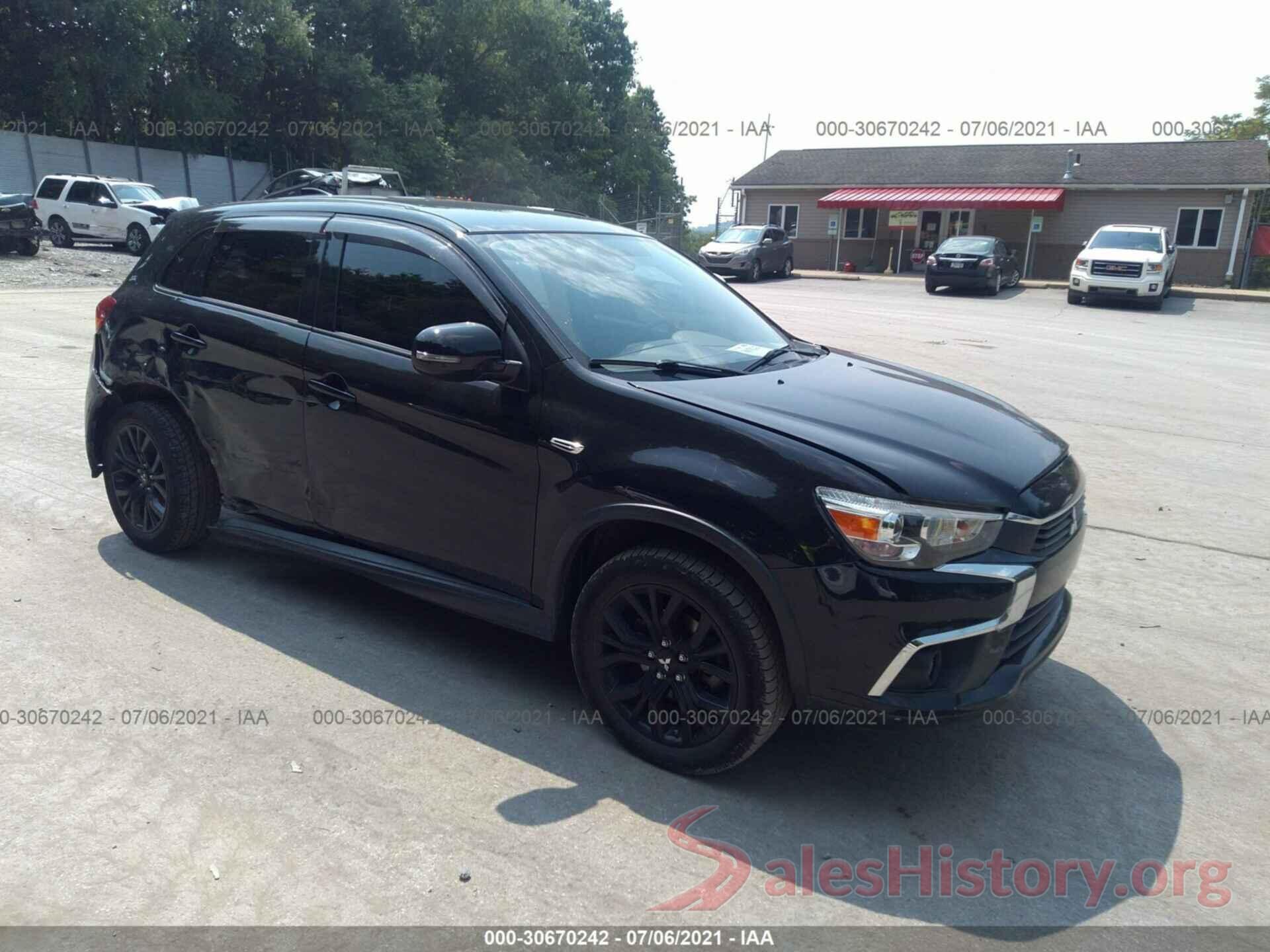 JA4AR3AU0HZ055241 2017 MITSUBISHI OUTLANDER SPORT