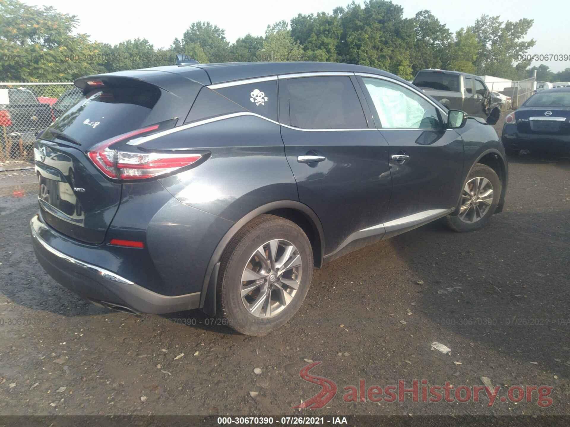 5N1AZ2MHXHN190468 2017 NISSAN MURANO