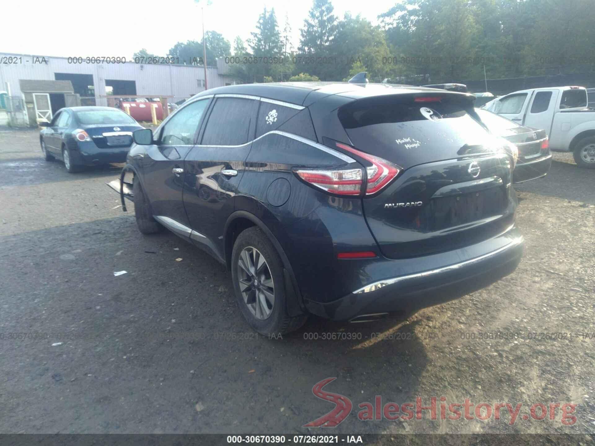 5N1AZ2MHXHN190468 2017 NISSAN MURANO