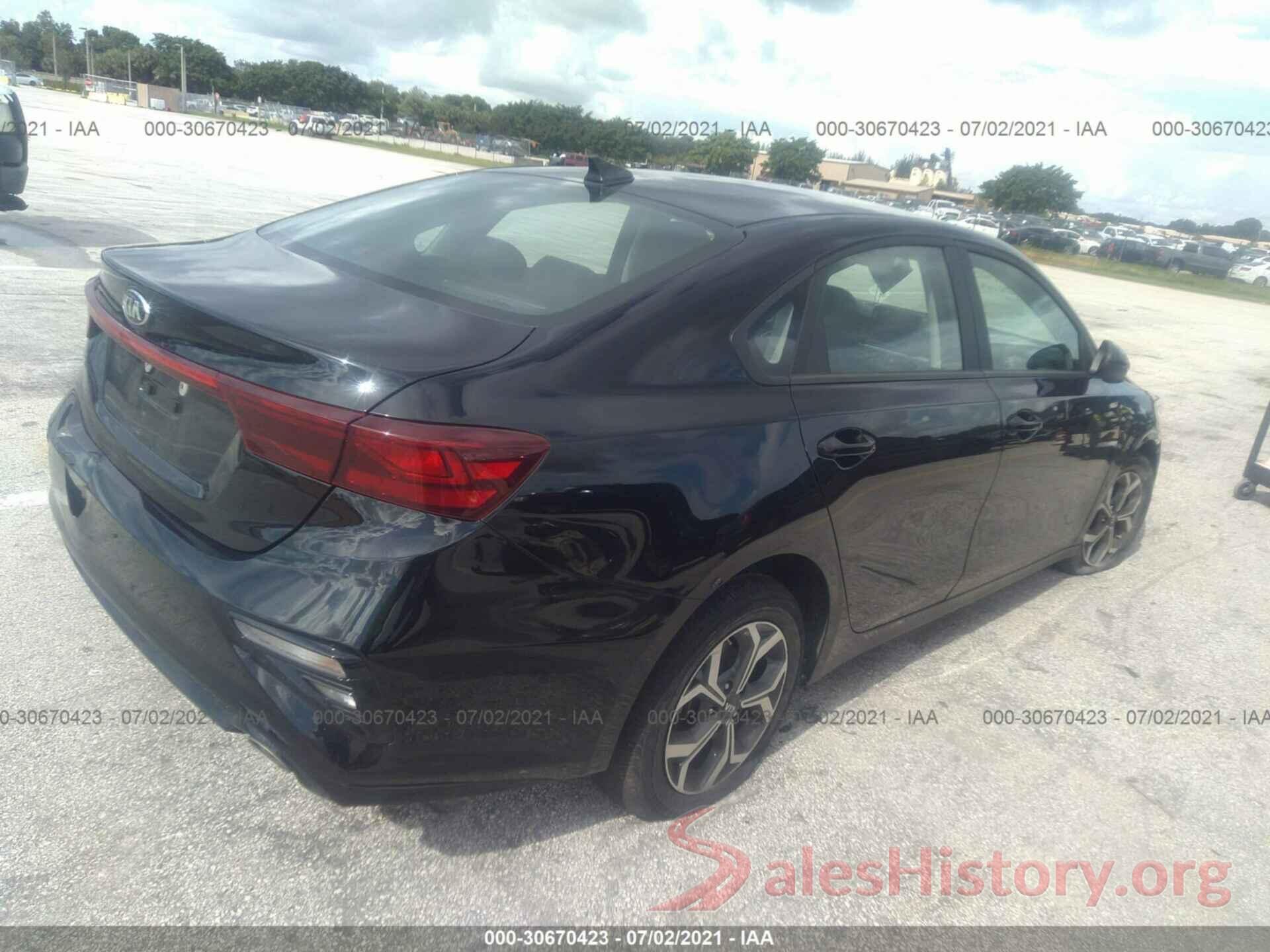 3KPF24AD9LE233528 2020 KIA FORTE