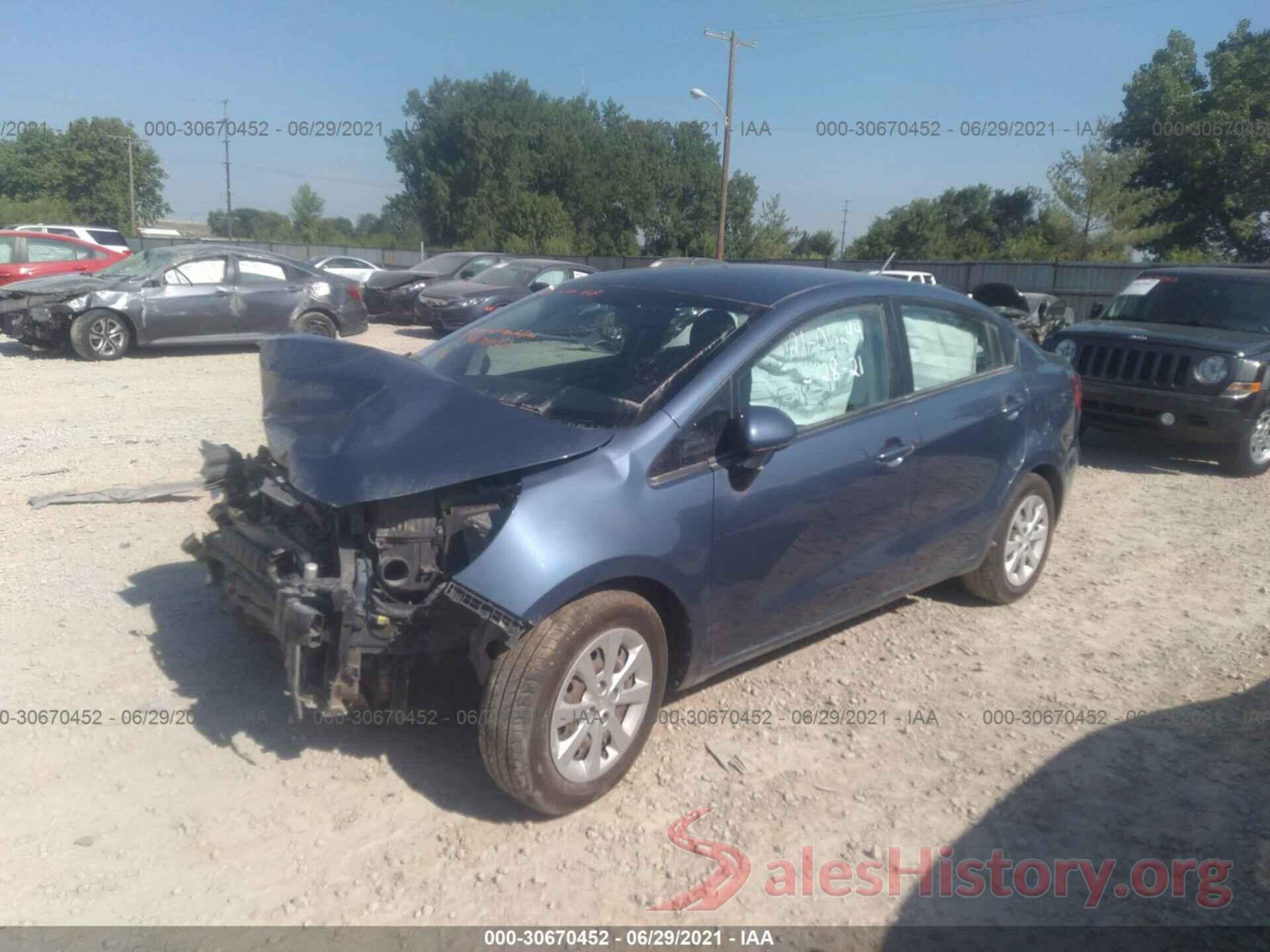 KNADM4A33G6654954 2016 KIA RIO