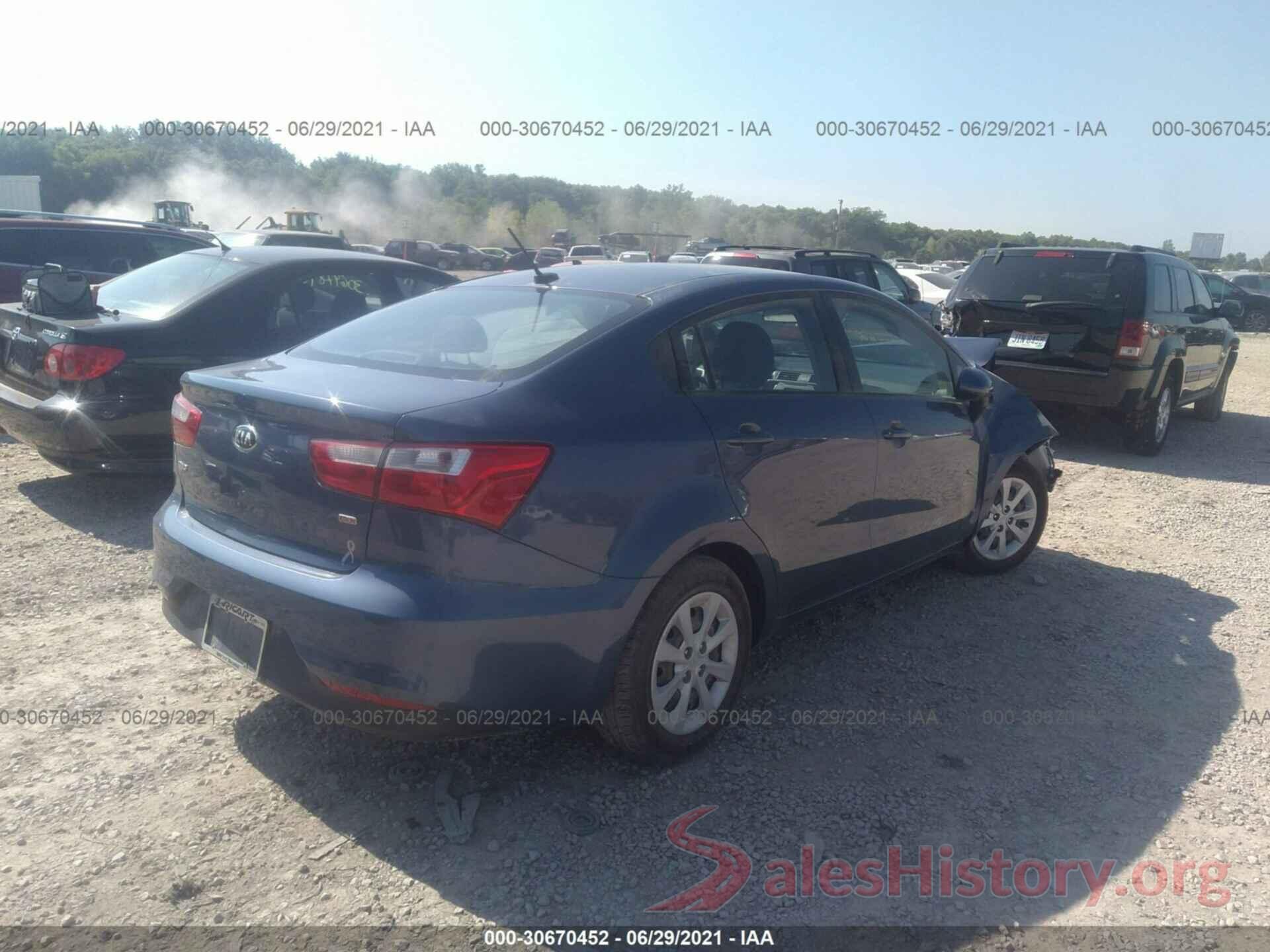 KNADM4A33G6654954 2016 KIA RIO