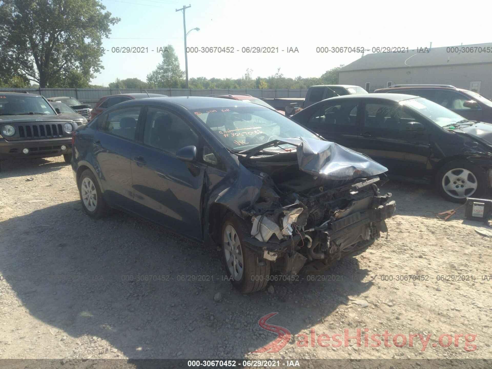 KNADM4A33G6654954 2016 KIA RIO