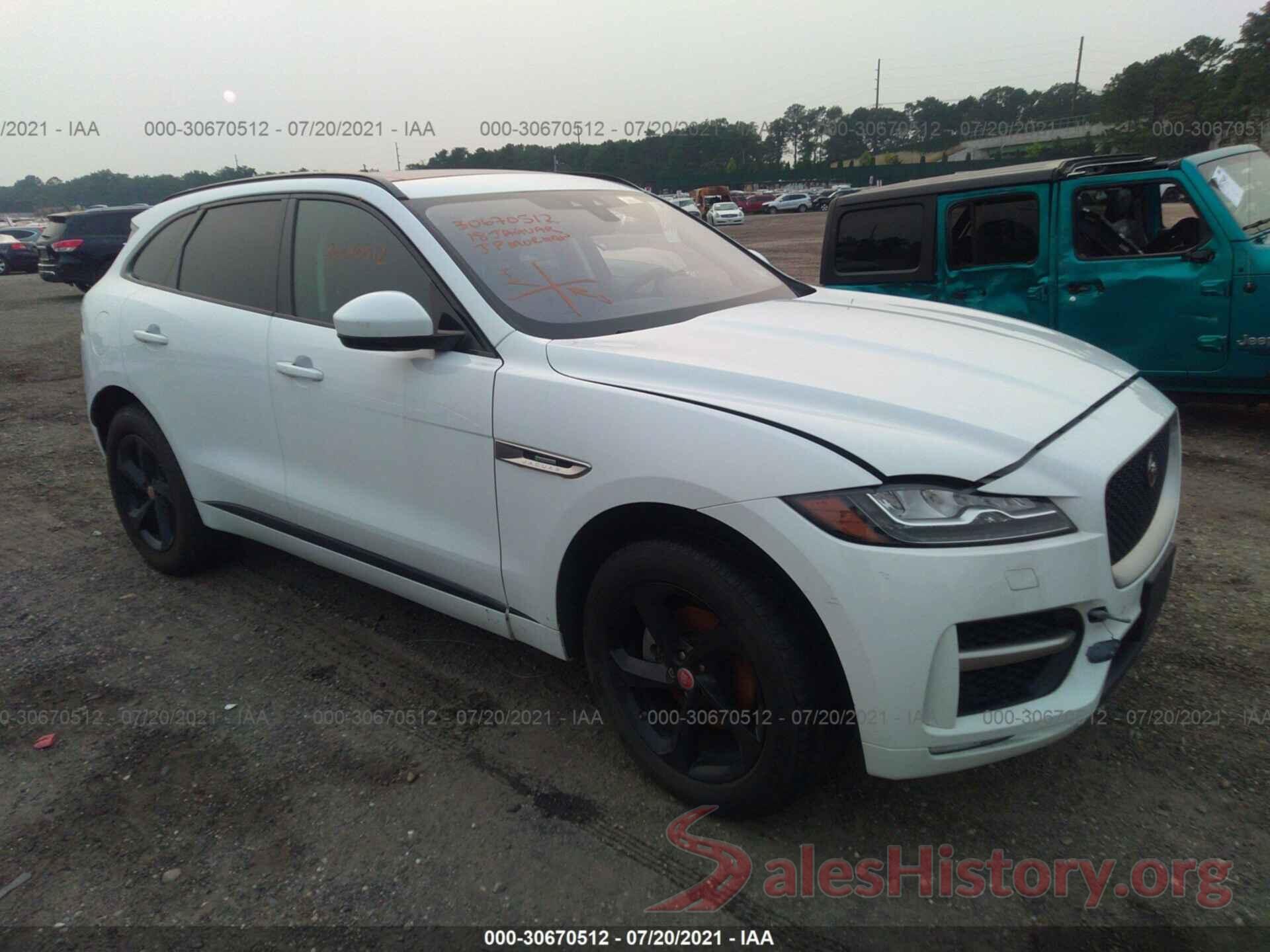 SADCL2FX8JA293599 2018 JAGUAR F-PACE