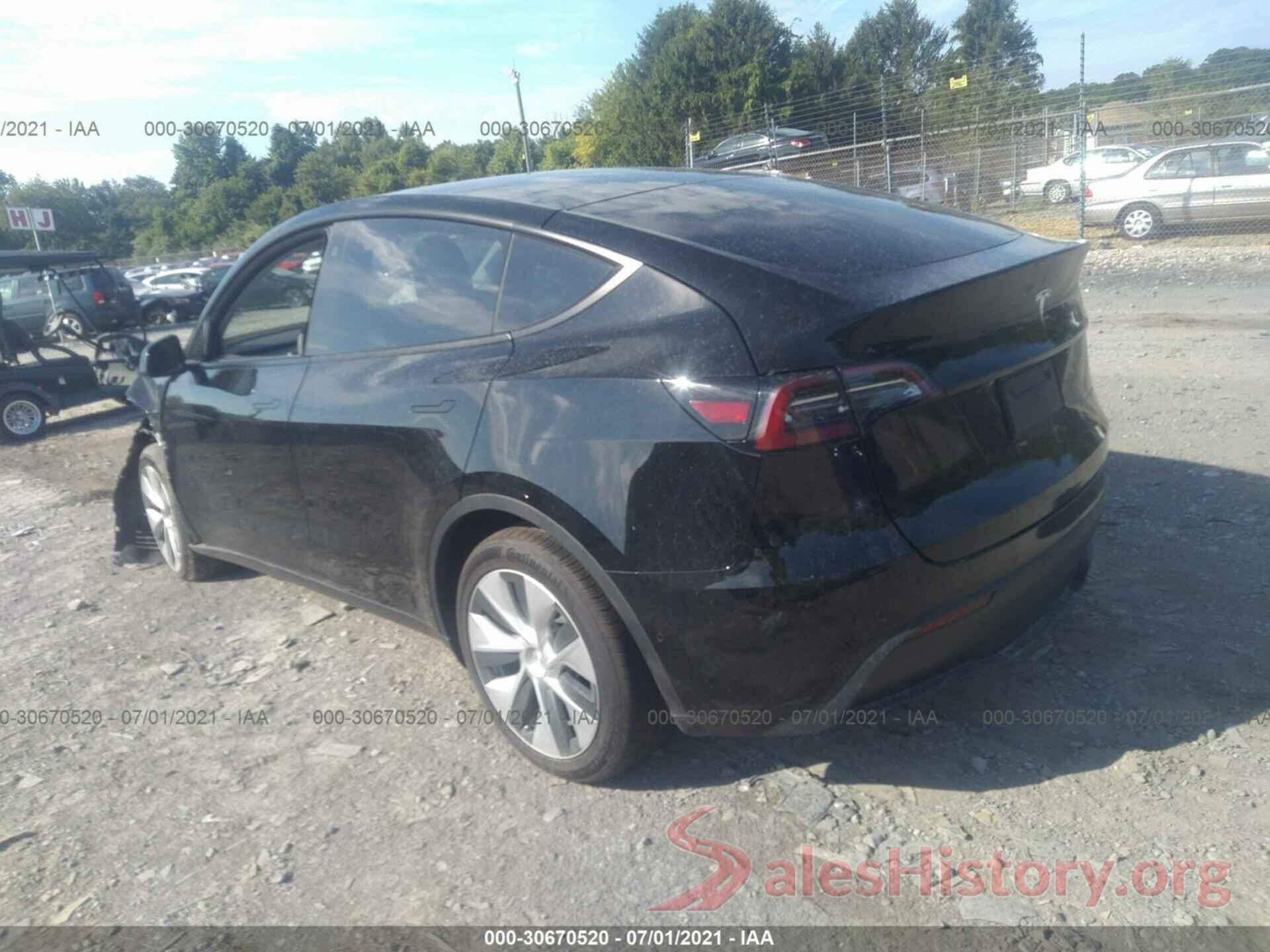 5YJYGDEE5MF190847 2021 TESLA MODEL Y