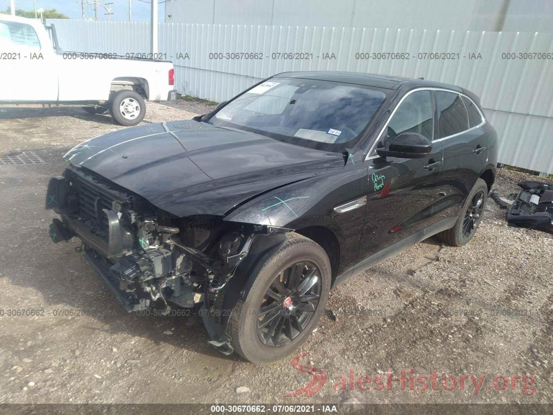 SADCK2GX9KA393035 2019 JAGUAR F-PACE