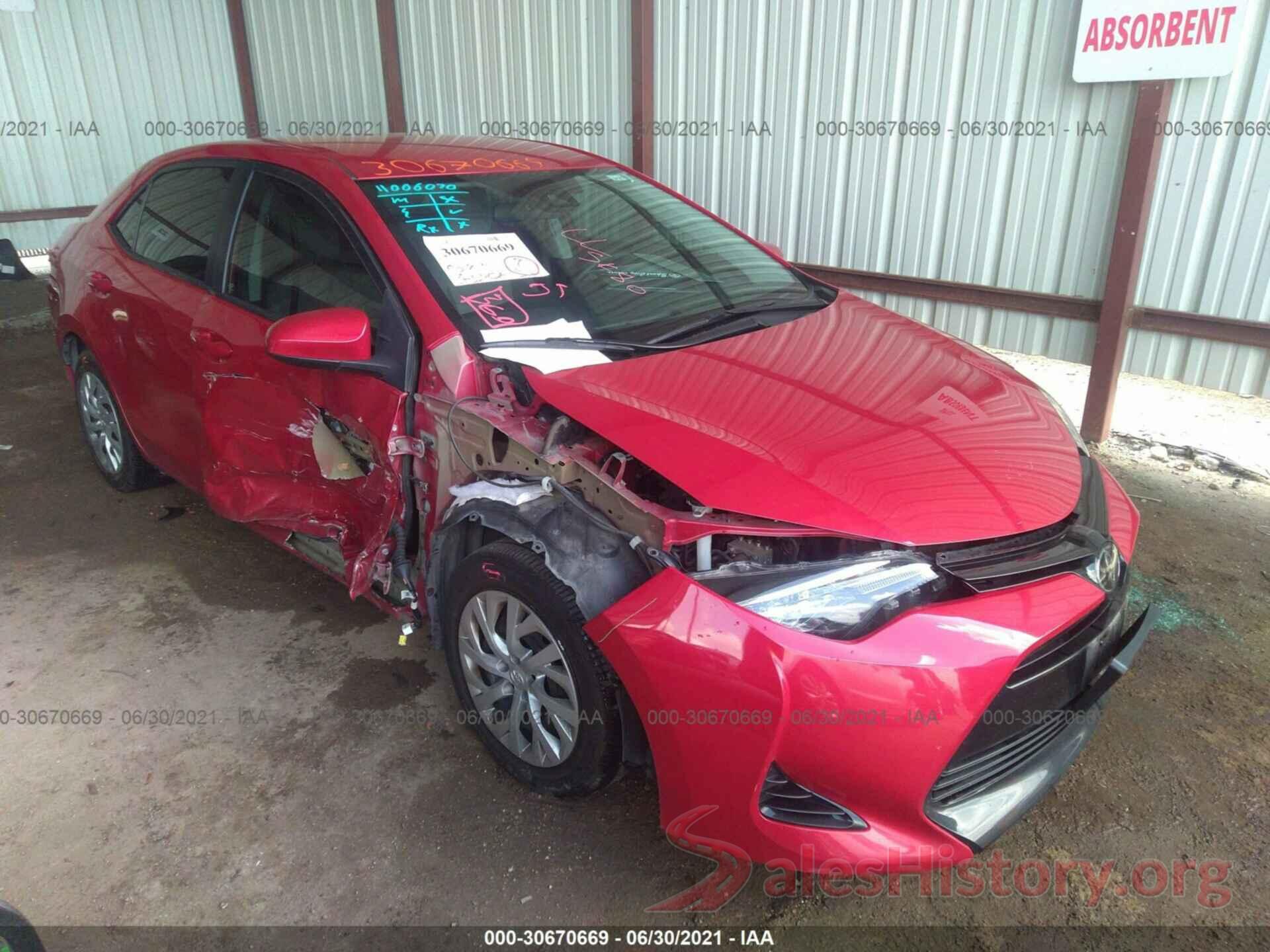 5YFBURHE8HP570878 2017 TOYOTA COROLLA