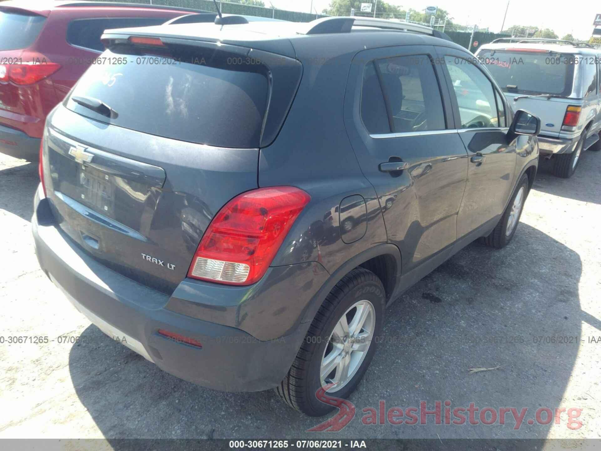 3GNCJLSB5GL268895 2016 CHEVROLET TRAX