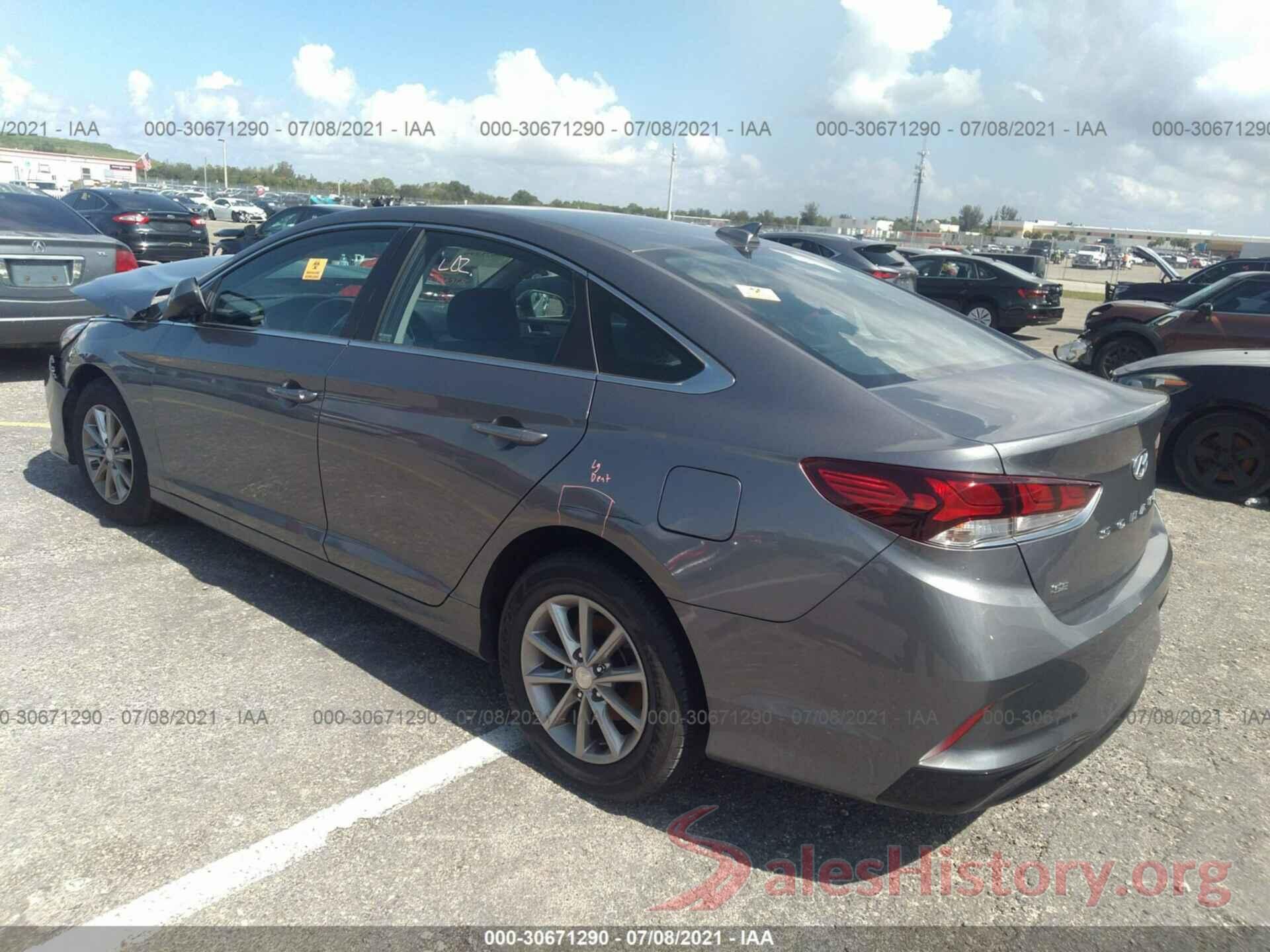 5NPE24AF2JH708667 2018 HYUNDAI SONATA