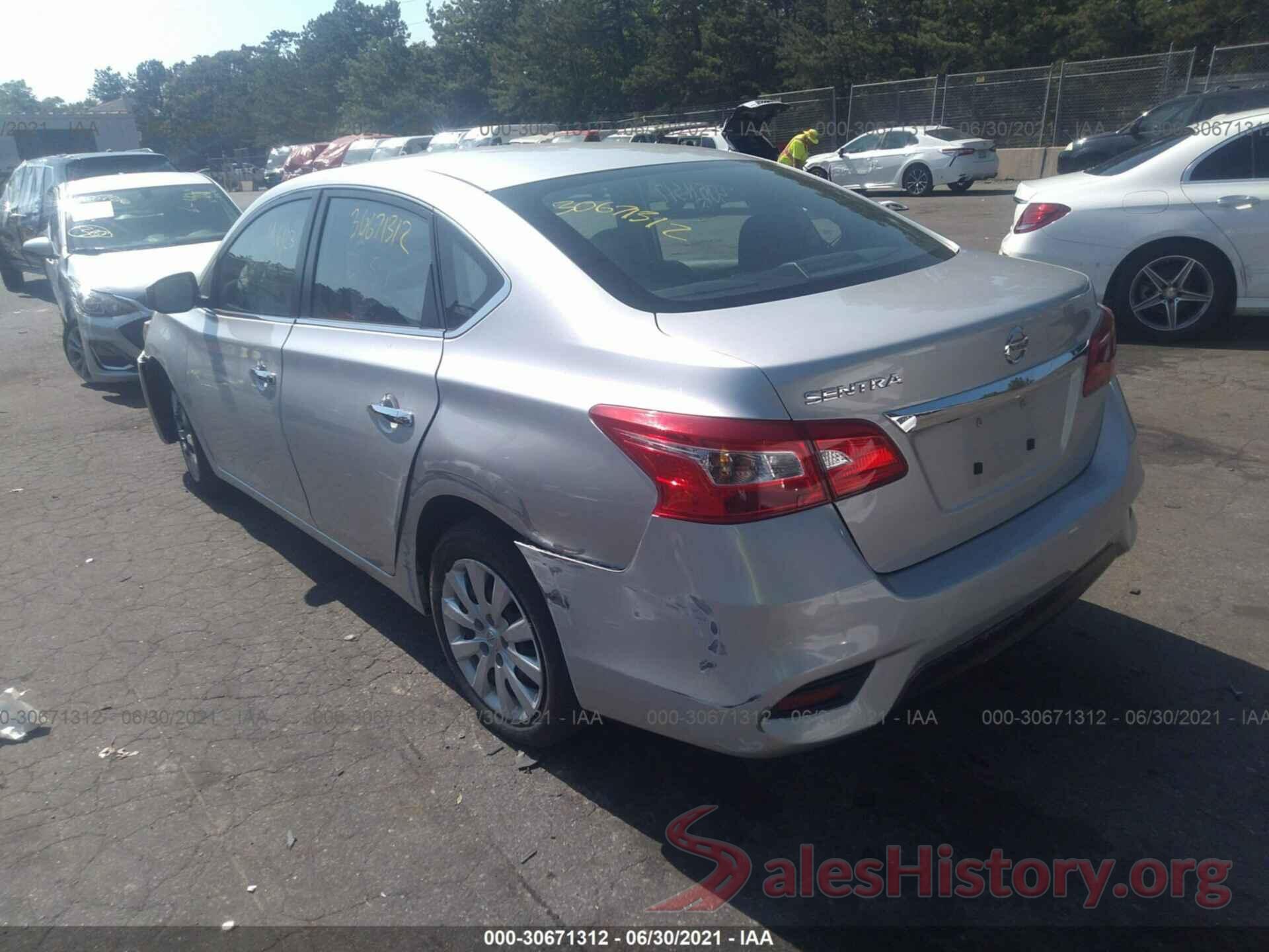 3N1AB7AP1KY322760 2019 NISSAN SENTRA