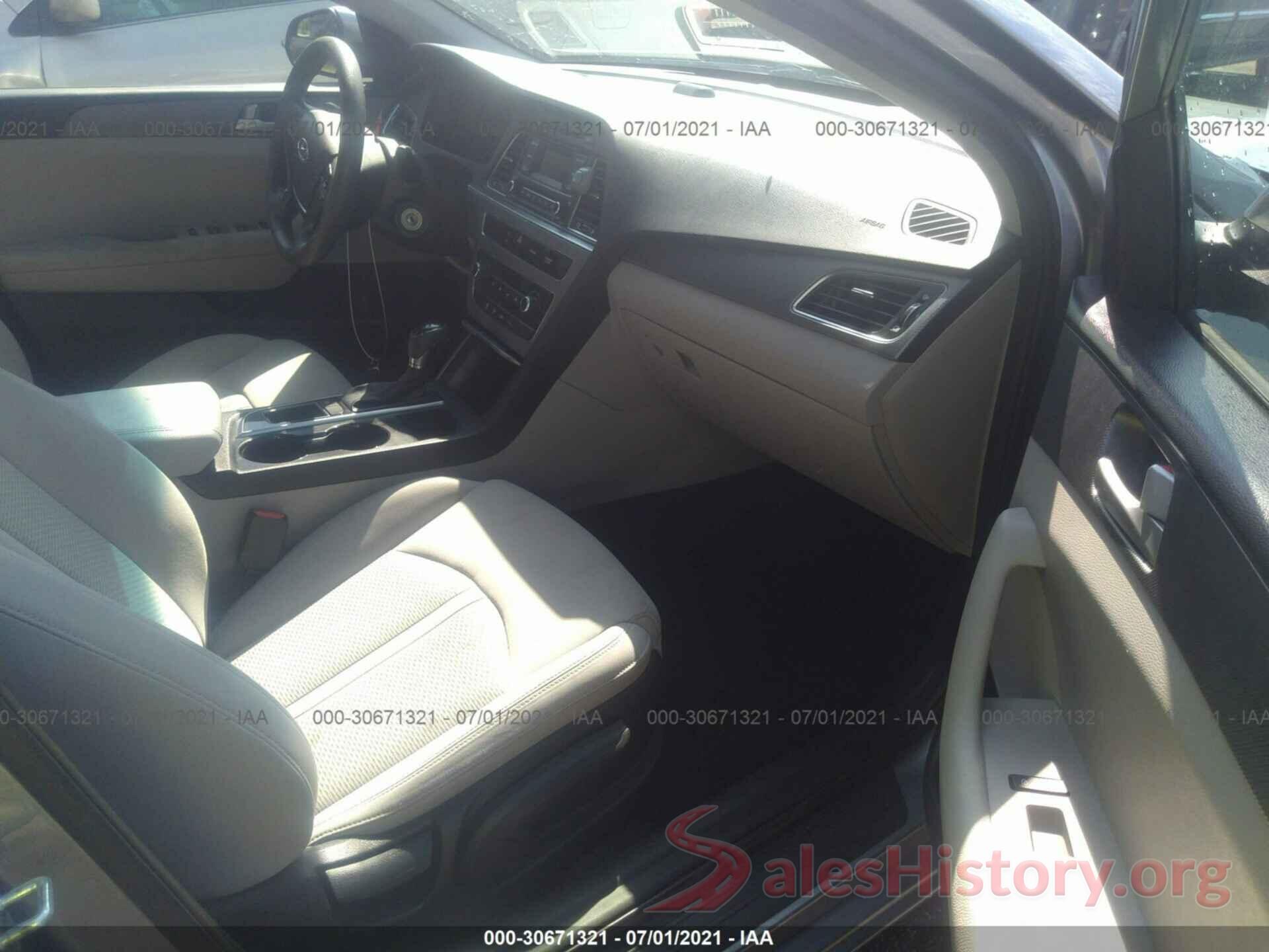 5NPE24AFXHH468620 2017 HYUNDAI SONATA