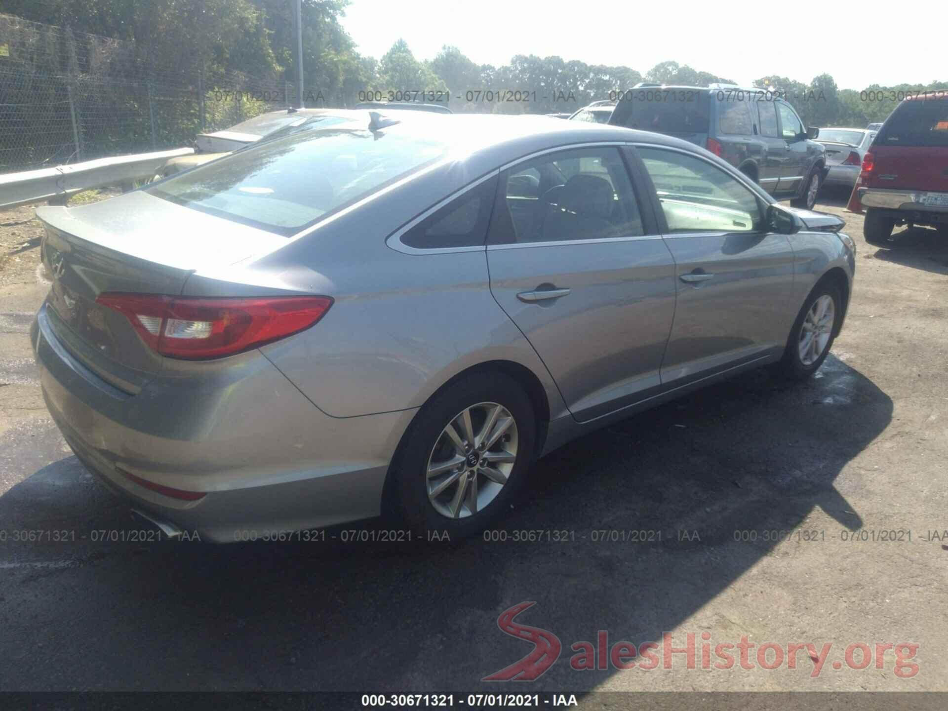 5NPE24AFXHH468620 2017 HYUNDAI SONATA