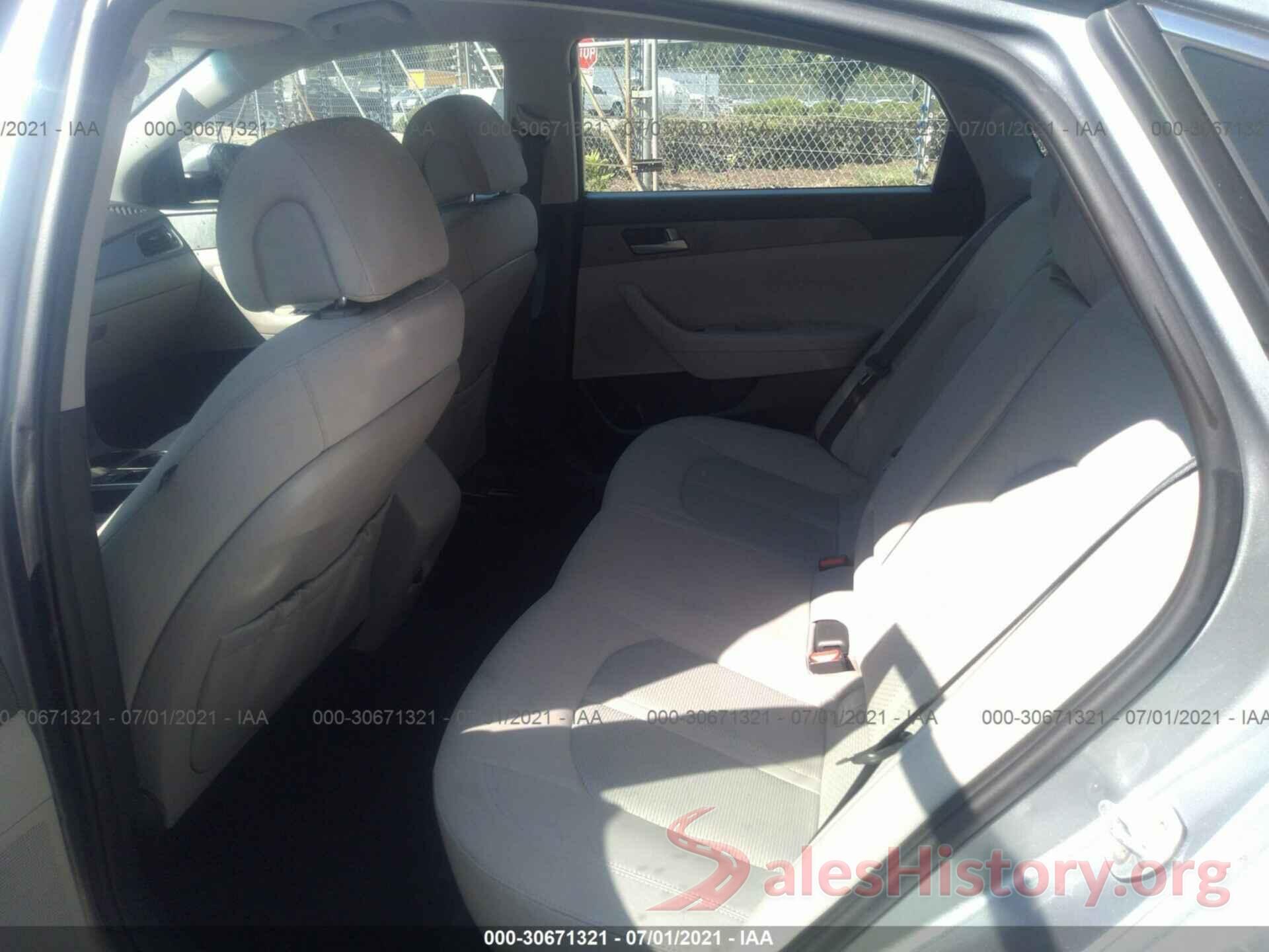 5NPE24AFXHH468620 2017 HYUNDAI SONATA