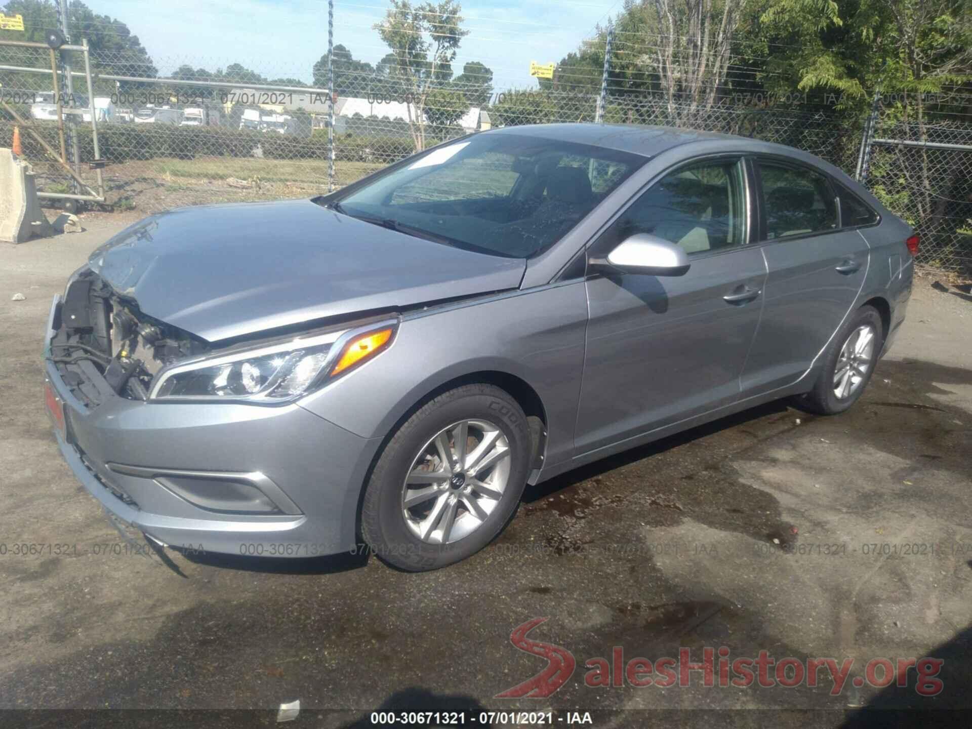 5NPE24AFXHH468620 2017 HYUNDAI SONATA