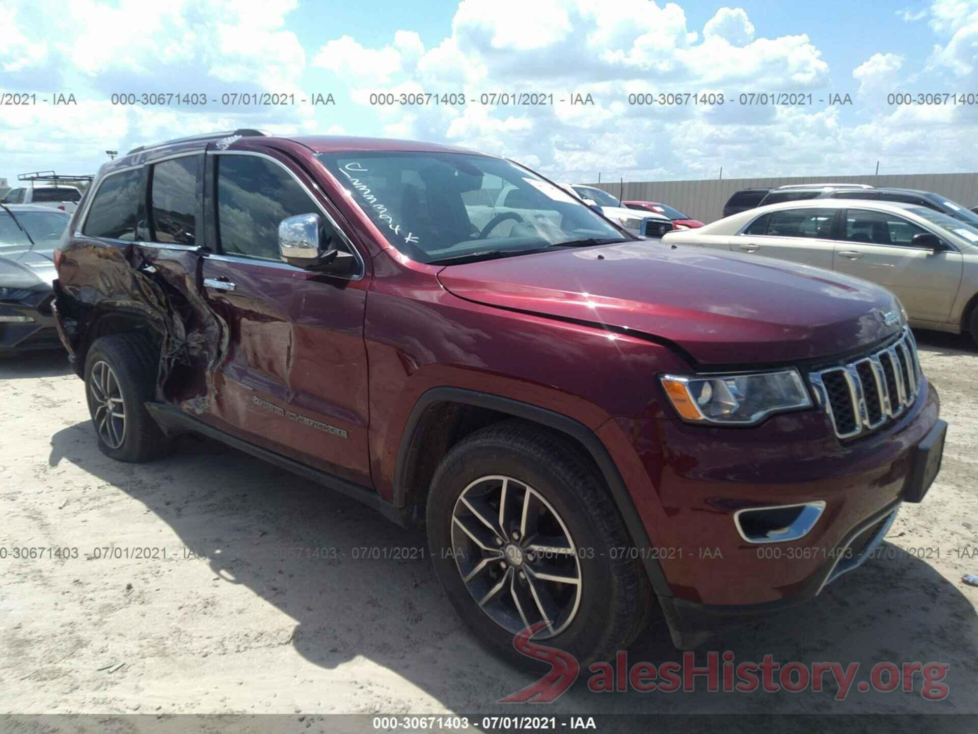 1C4RJEBG7JC110281 2018 JEEP GRAND CHEROKEE