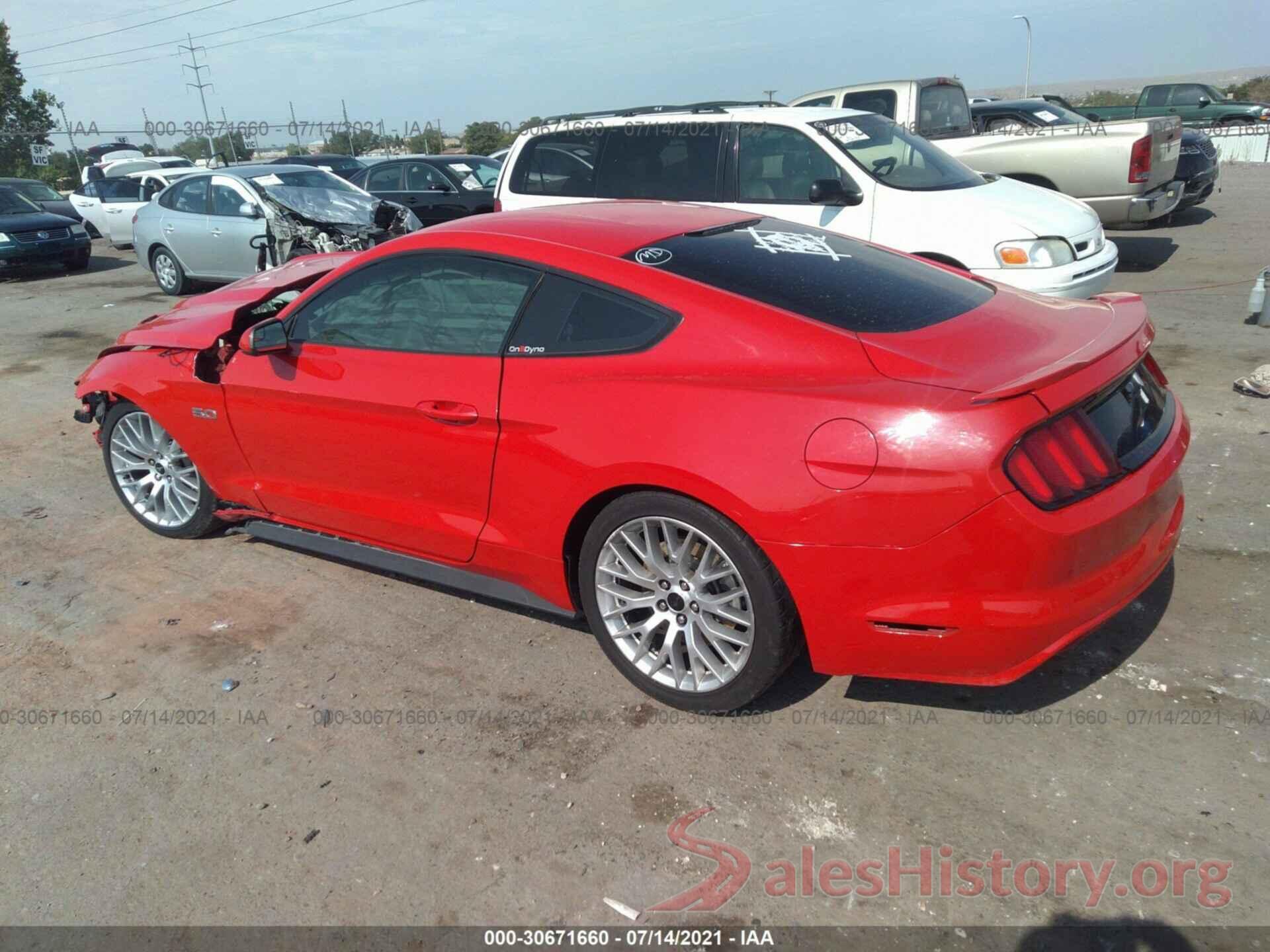 1FA6P8CF3G5230929 2016 FORD MUSTANG