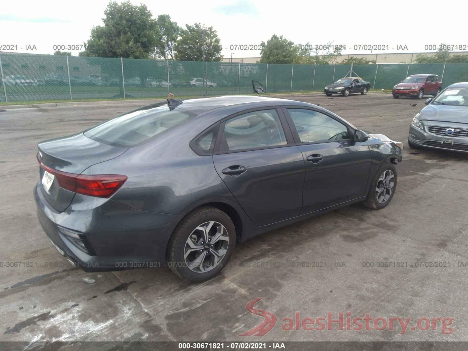 3KPF24AD3LE255749 2020 KIA FORTE