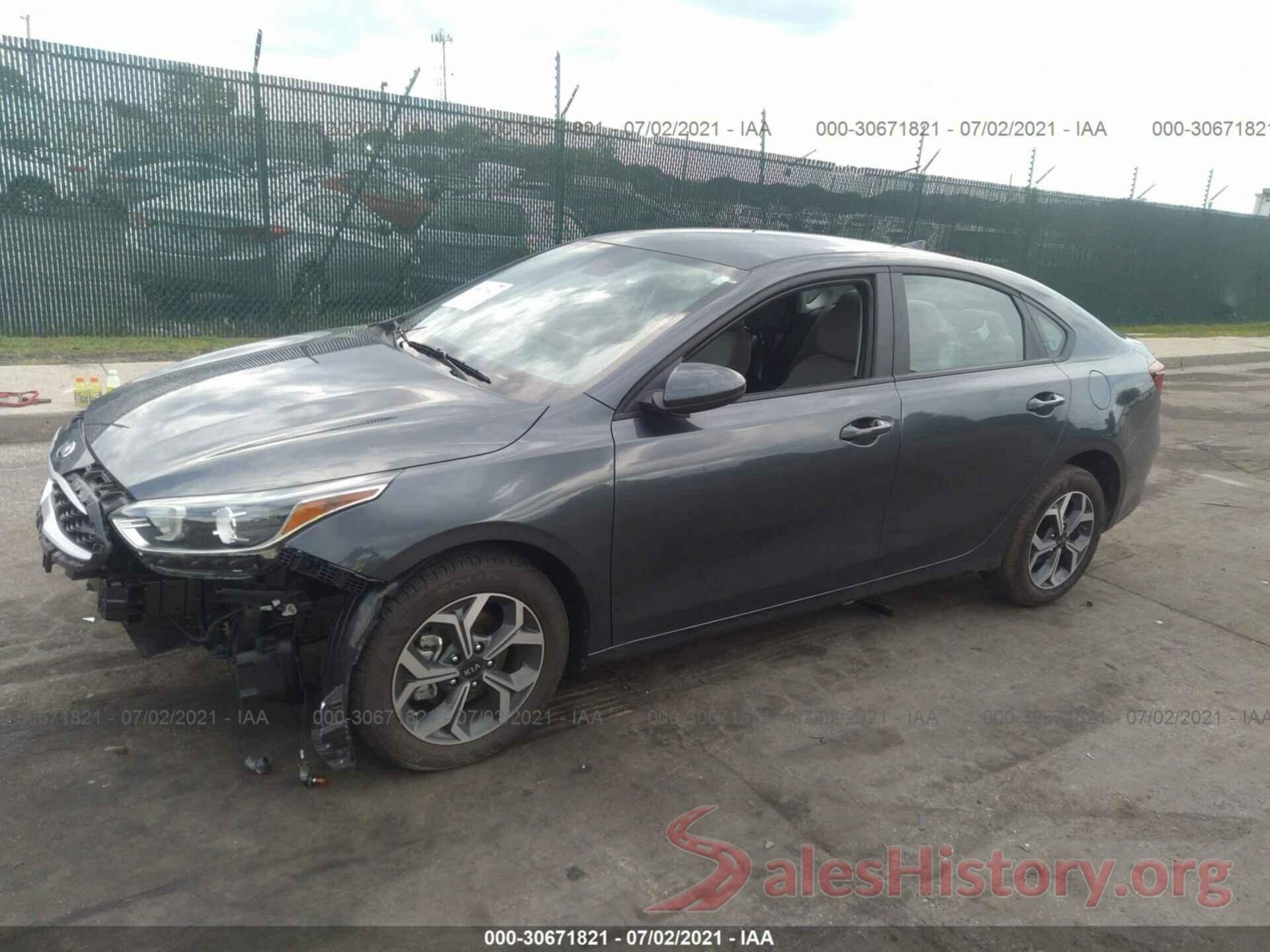 3KPF24AD3LE255749 2020 KIA FORTE