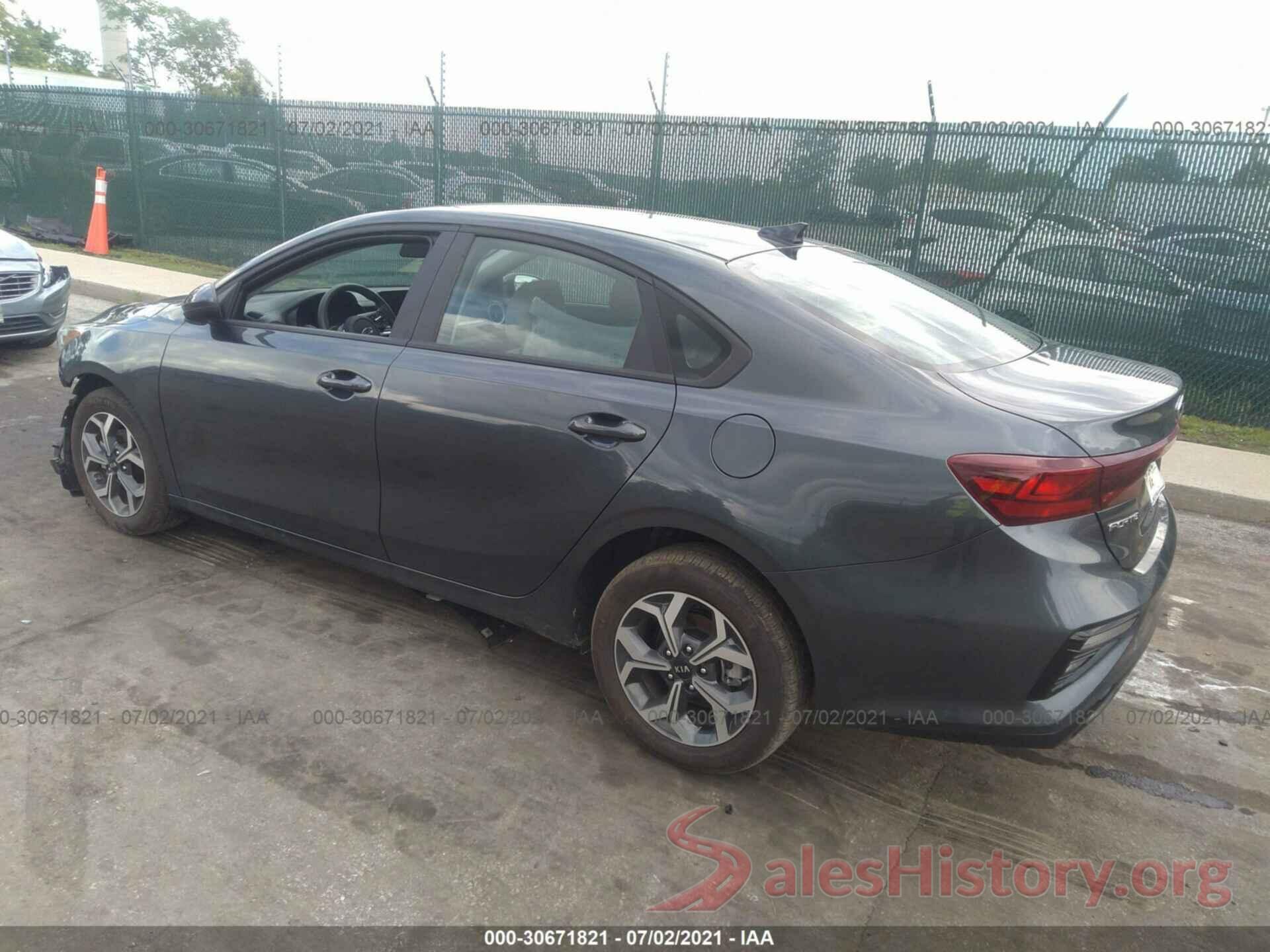 3KPF24AD3LE255749 2020 KIA FORTE