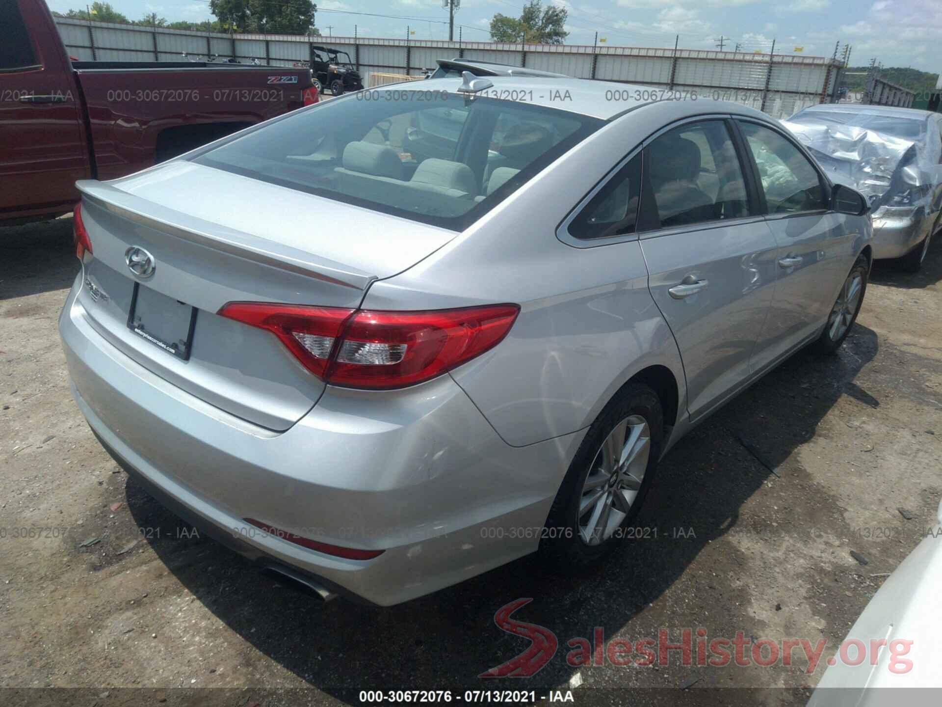 5NPE24AF1GH417201 2016 HYUNDAI SONATA