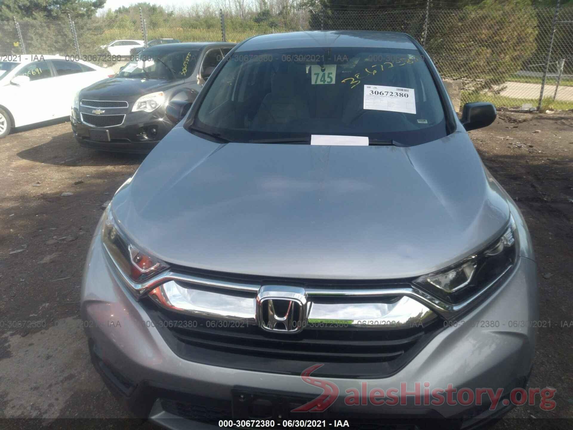 2HKRW6H39KH231086 2019 HONDA CR-V