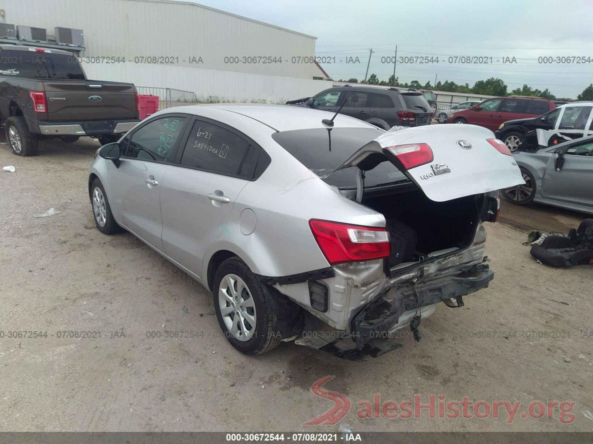 KNADM4A37H6050096 2017 KIA RIO