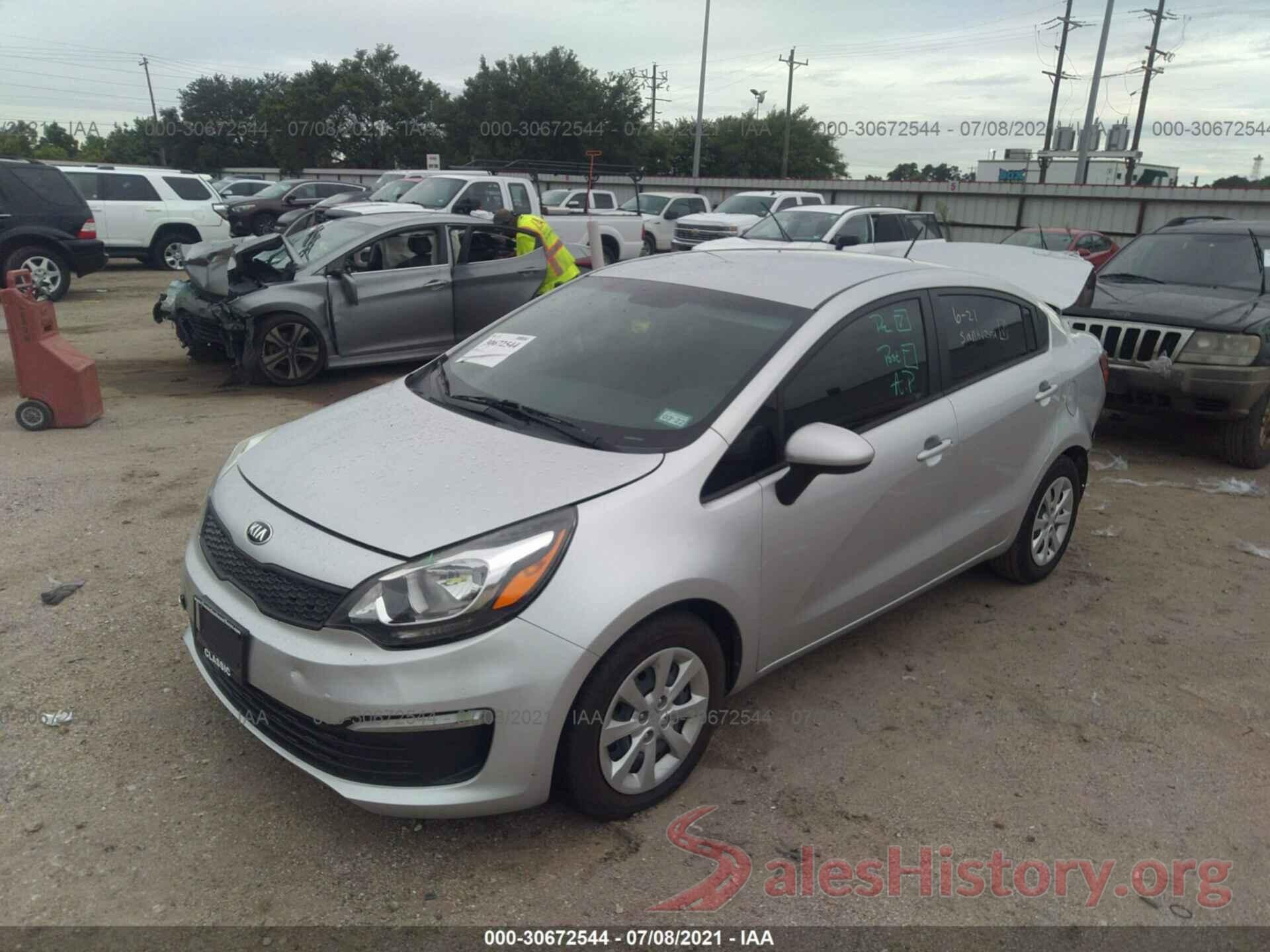 KNADM4A37H6050096 2017 KIA RIO