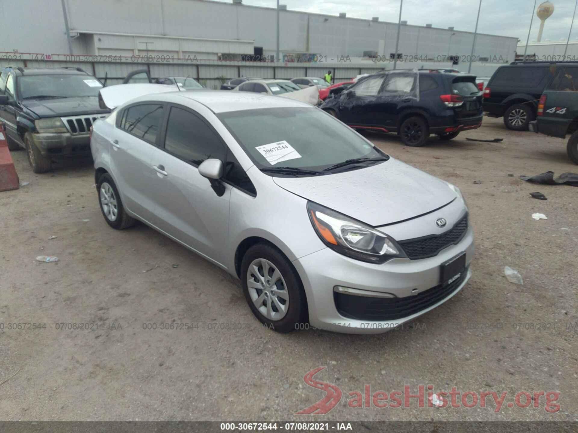 KNADM4A37H6050096 2017 KIA RIO