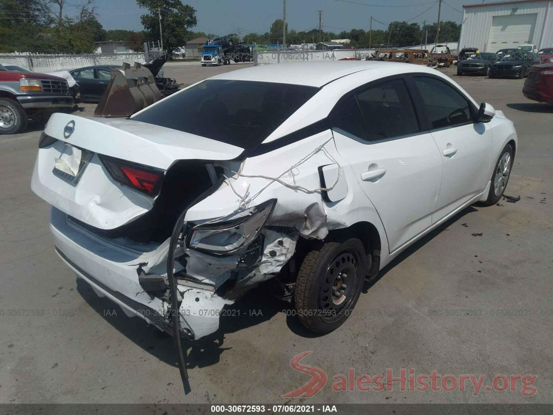 3N1AB8BVXLY216988 2020 NISSAN SENTRA