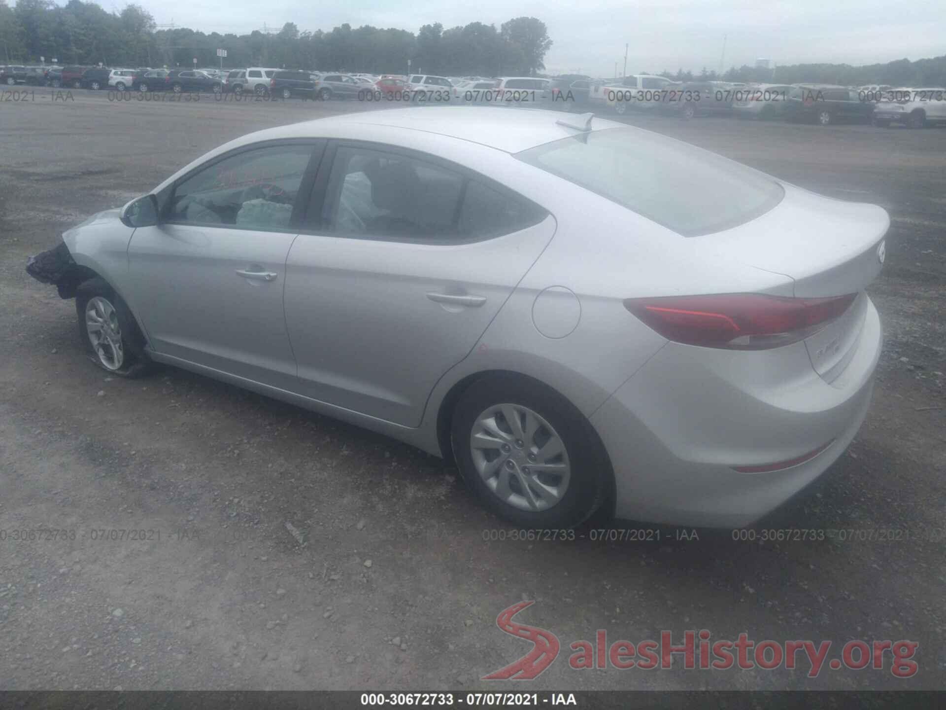 5NPD74LF6HH197047 2017 HYUNDAI ELANTRA