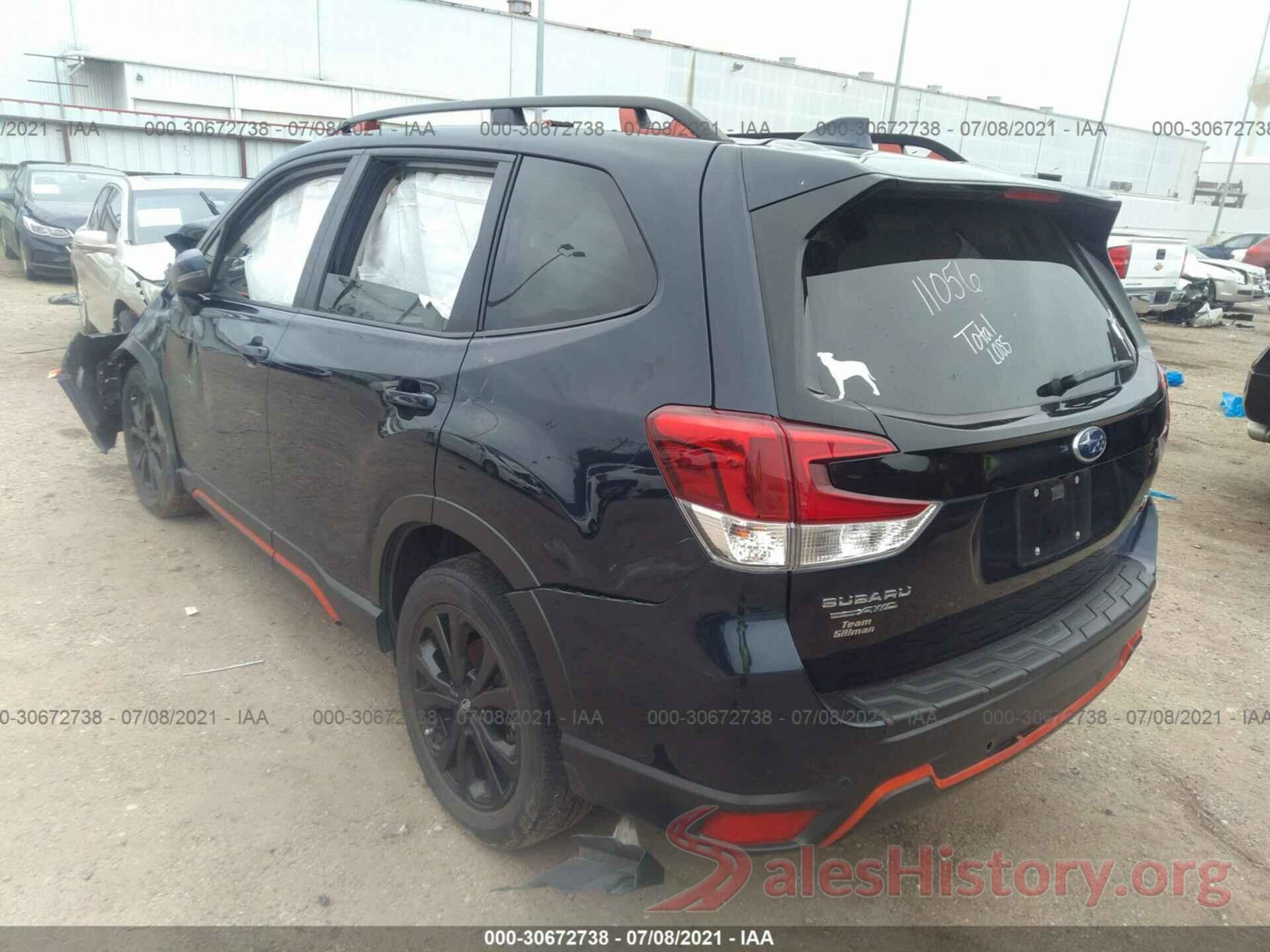 JF2SKAKC1KH456935 2019 SUBARU FORESTER