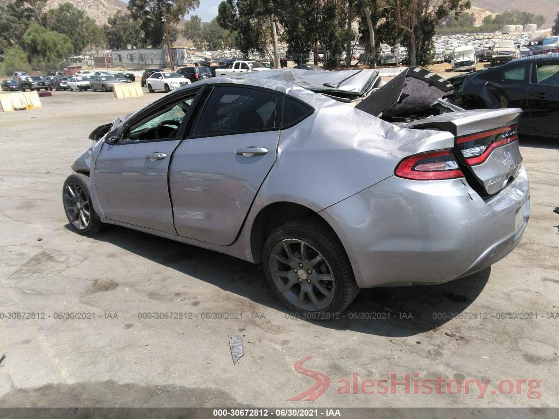 1C3CDFAA0GD578117 2016 DODGE DART